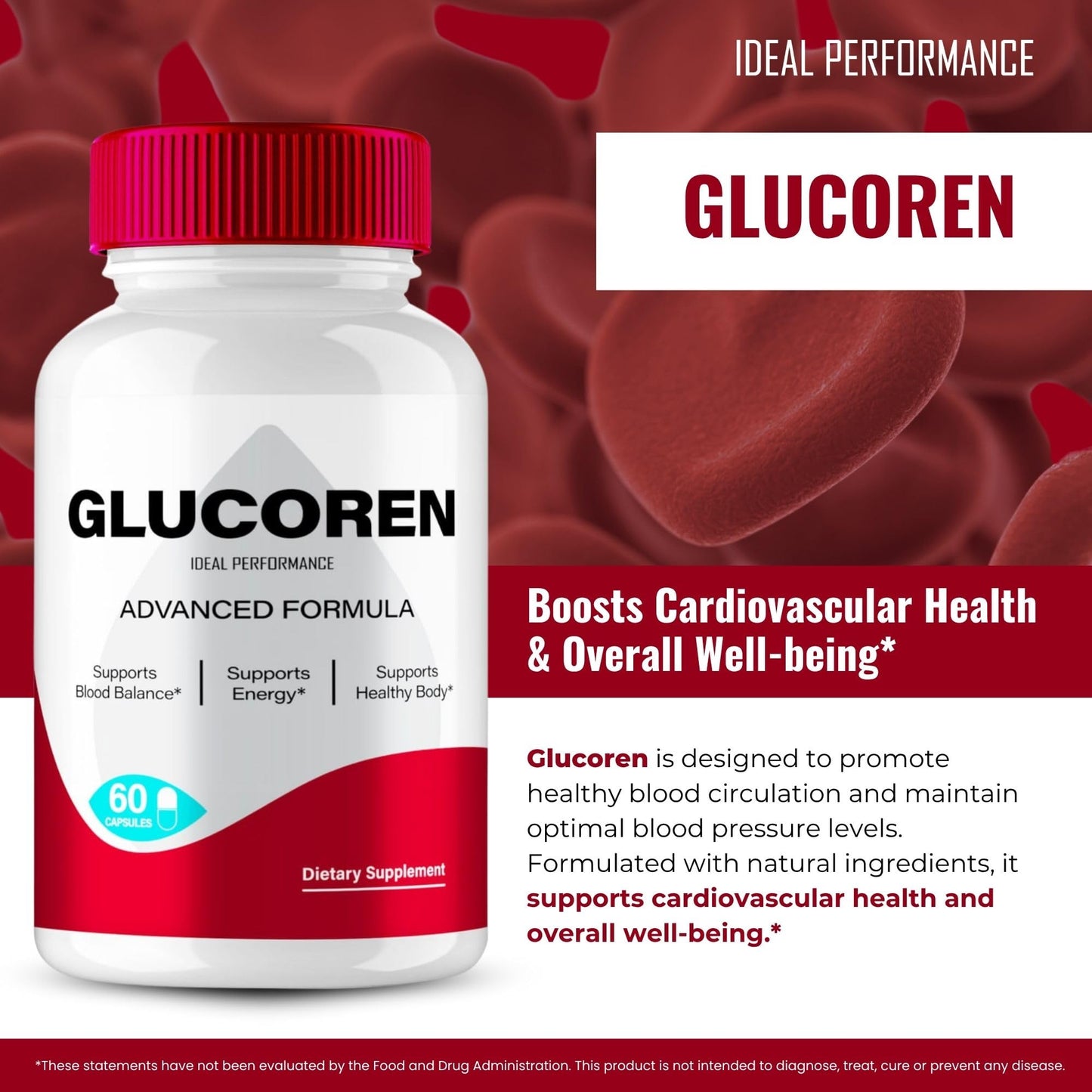 IDEAL PERFORMANCE Glucoren Capsules 120 Capsules