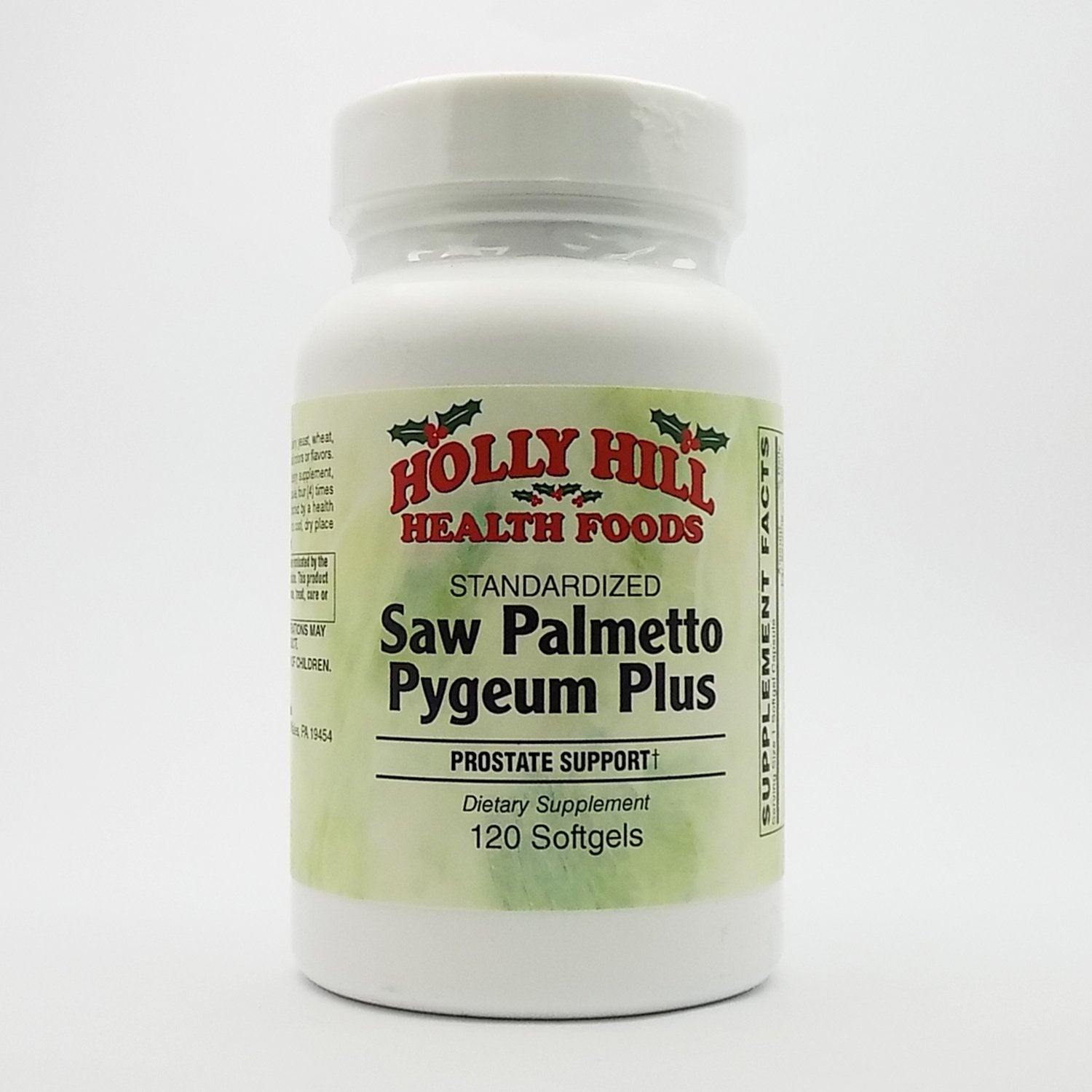 Holly Hill Health Foods Standardized Saw Palmetto Pygeum Plus Softgels 120