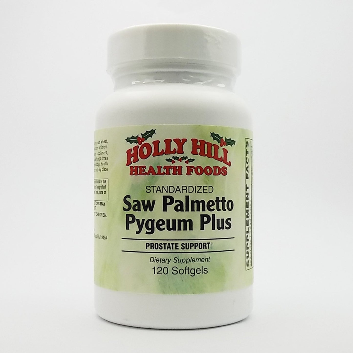 Holly Hill Health Foods Standardized Saw Palmetto Pygeum Plus Softgel 120