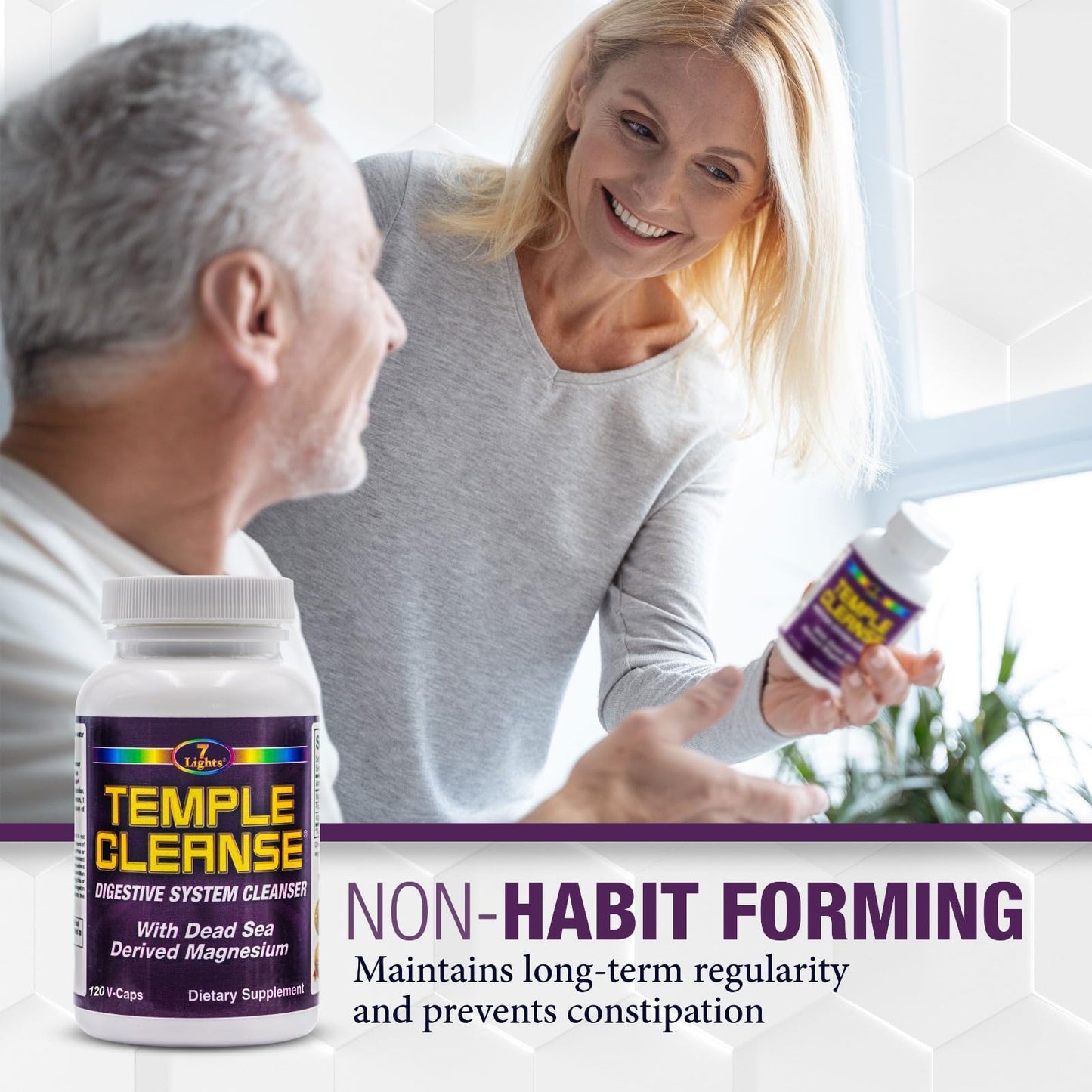 7 Lights Temple Cleanse Capsule, 120 Count