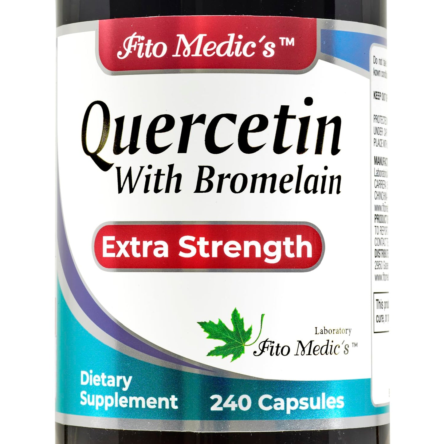 FITO MEDIC'S Quercetin with Bromelain, 240 Capsules