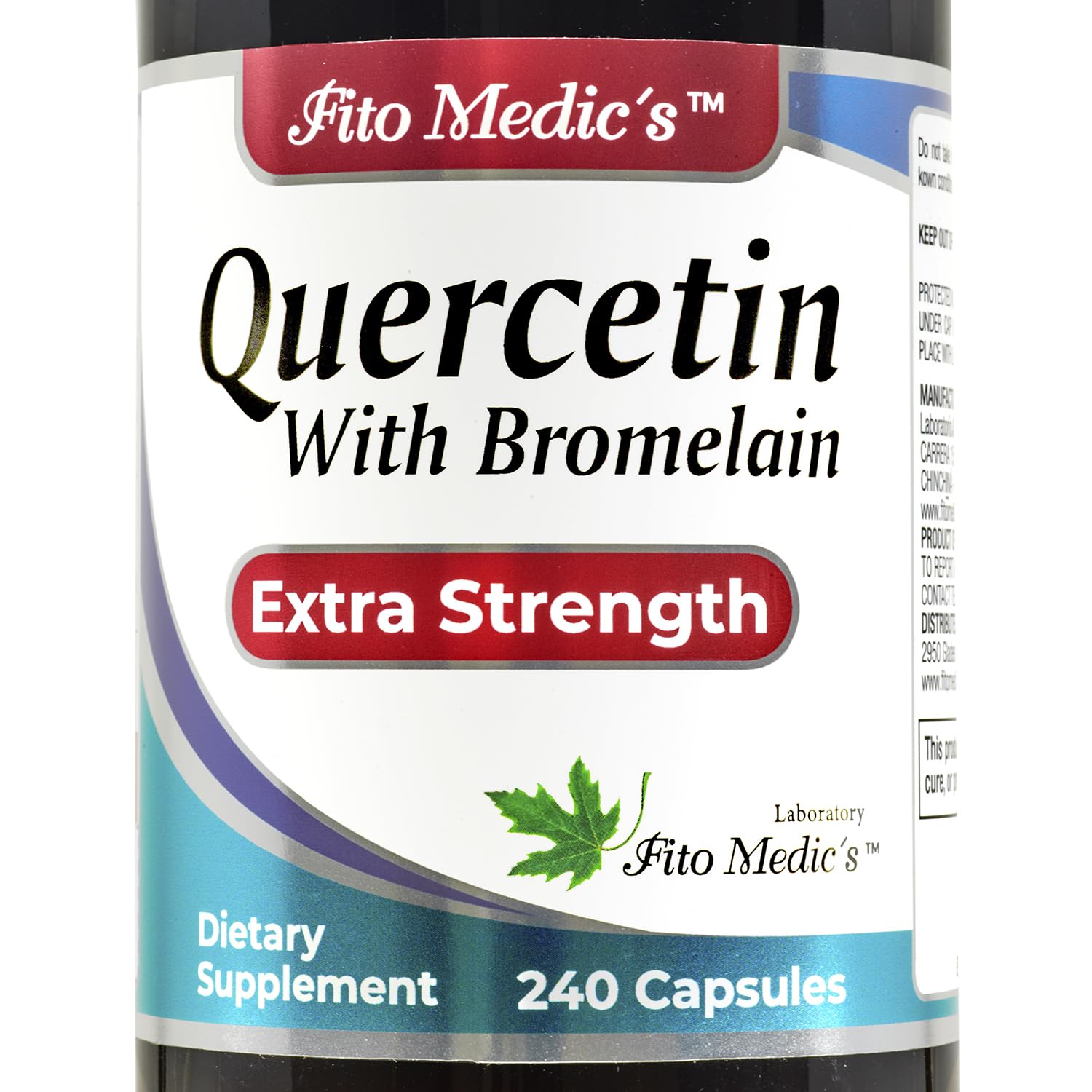 FITO MEDIC'S Quercetin with Bromelain, 240 Capsules