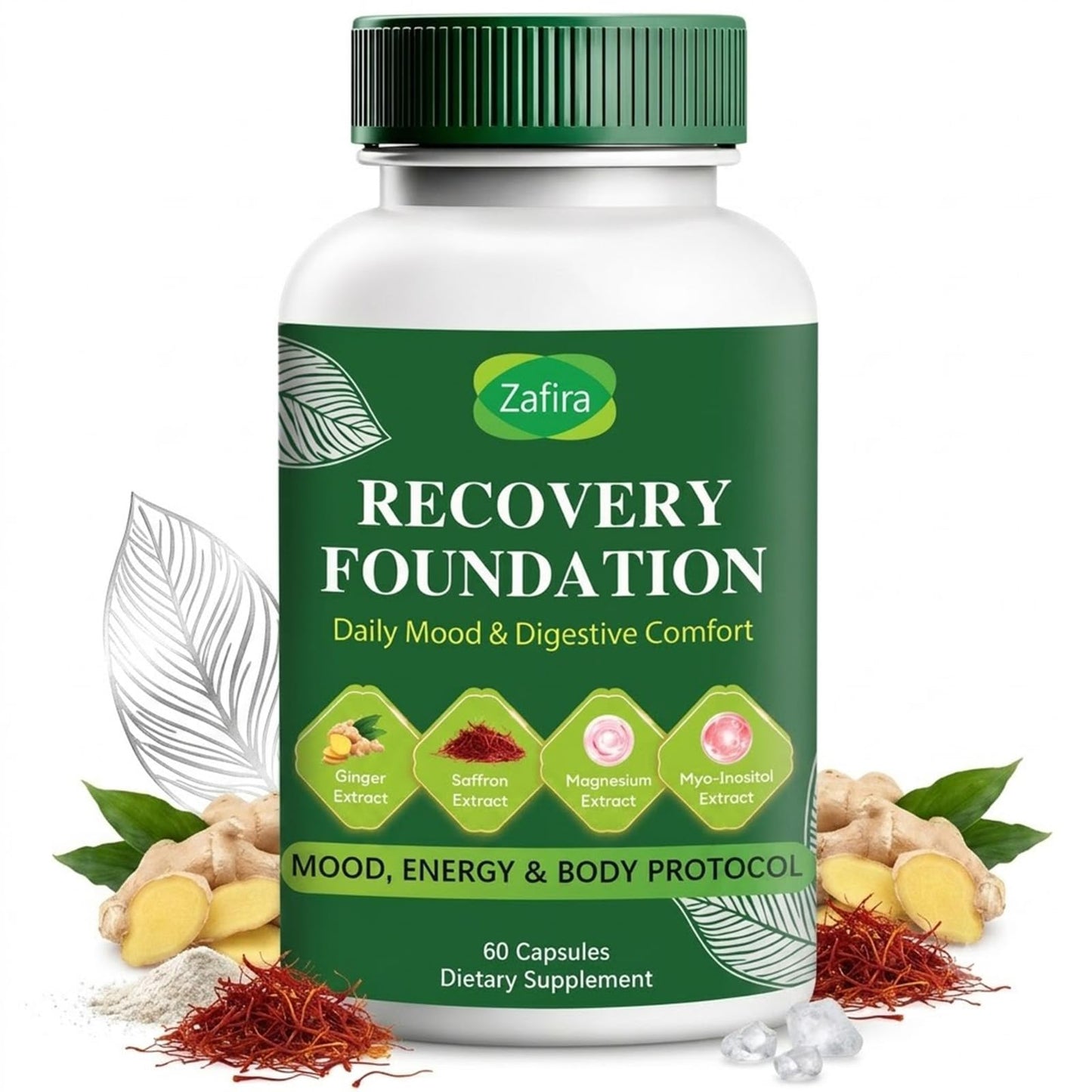 Lyva Zafira Recovery Foundation Capsules 60 Count