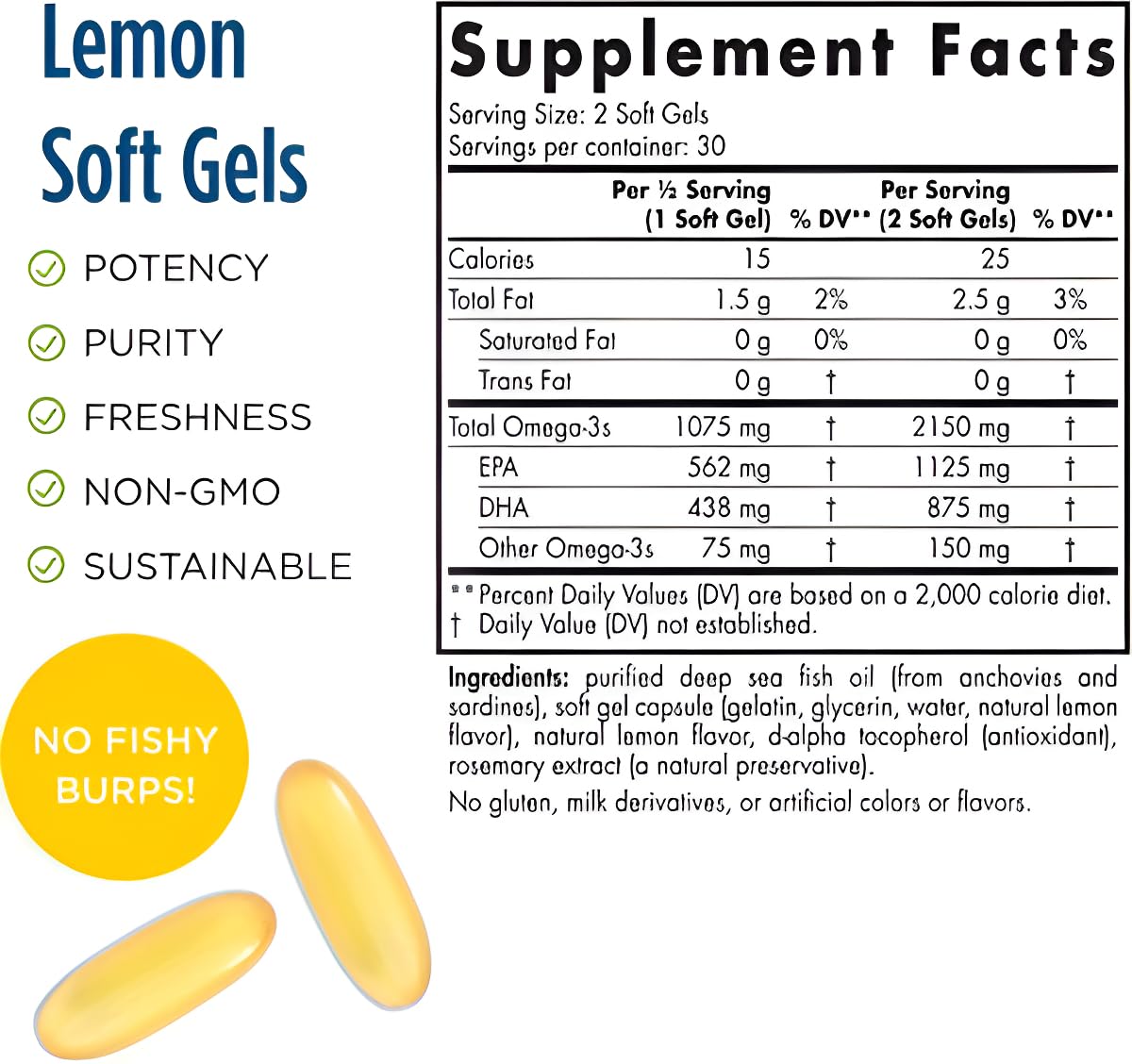 Nordic Naturals Ultimate Omega 2X Soft Gels 60 Count