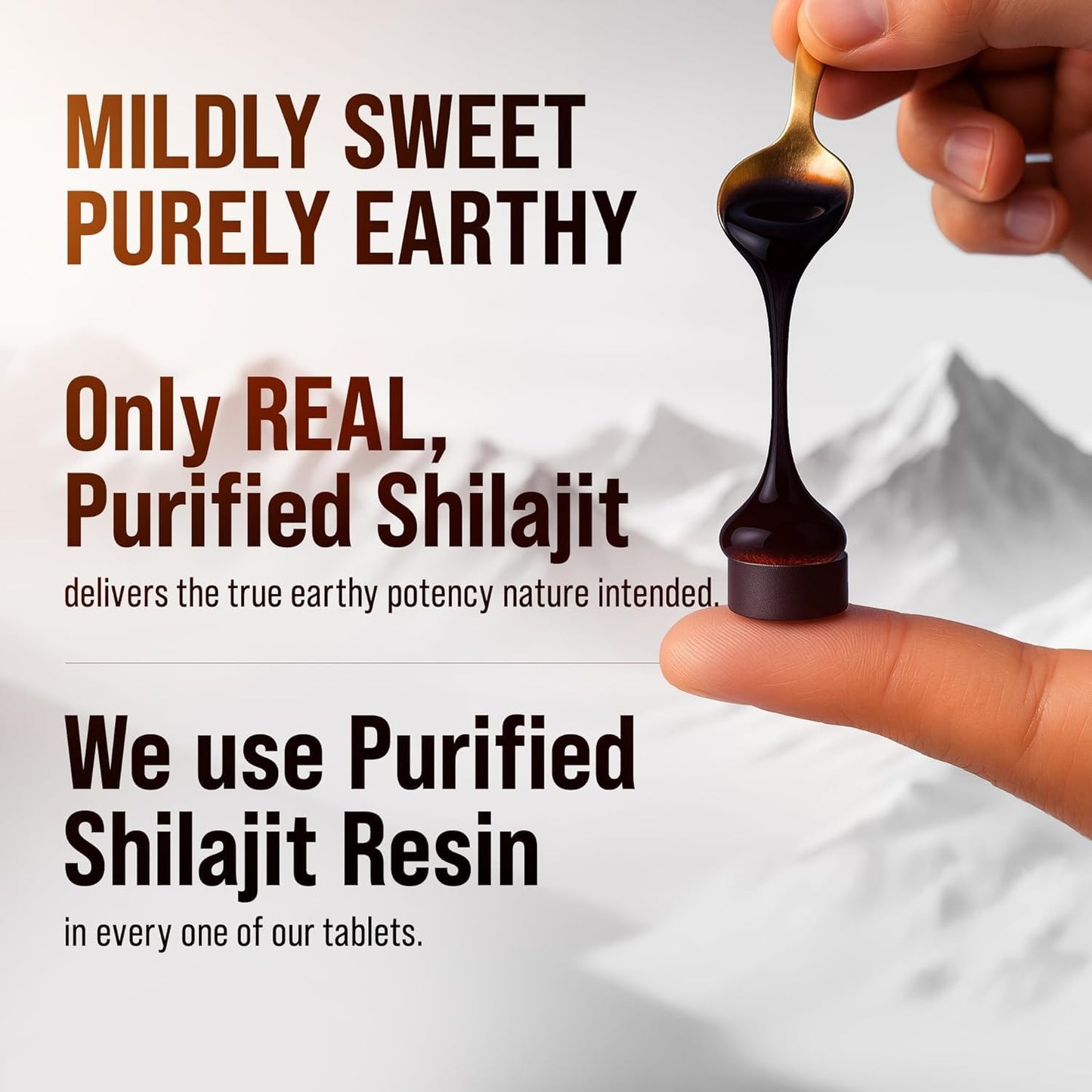 LEAFTOUCH-UNLOCK THE POWER OF HERBS Pure Gold Shilajit Tablet, 60 Tablets