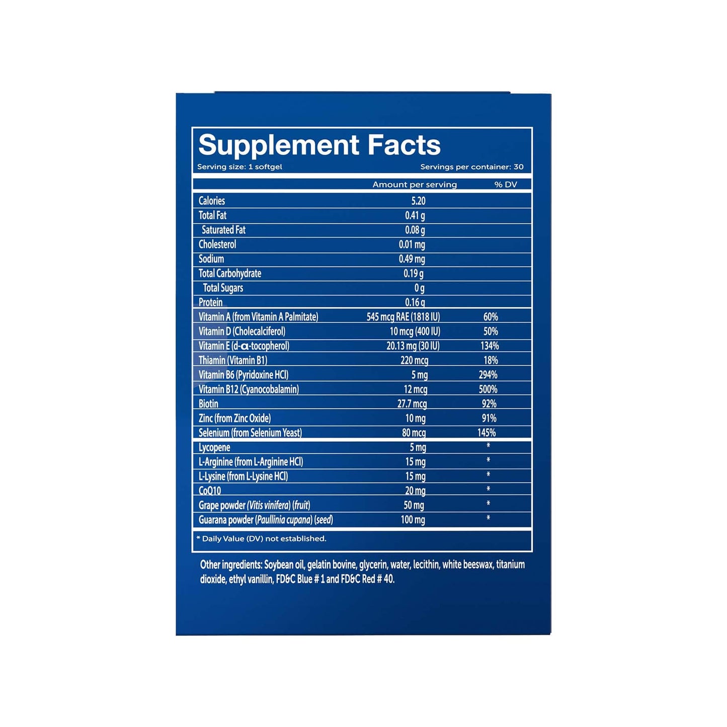 Vivioptal Vitamins Vivioptal for Men & Vivioptal Lux Softgels, 90 Softgels