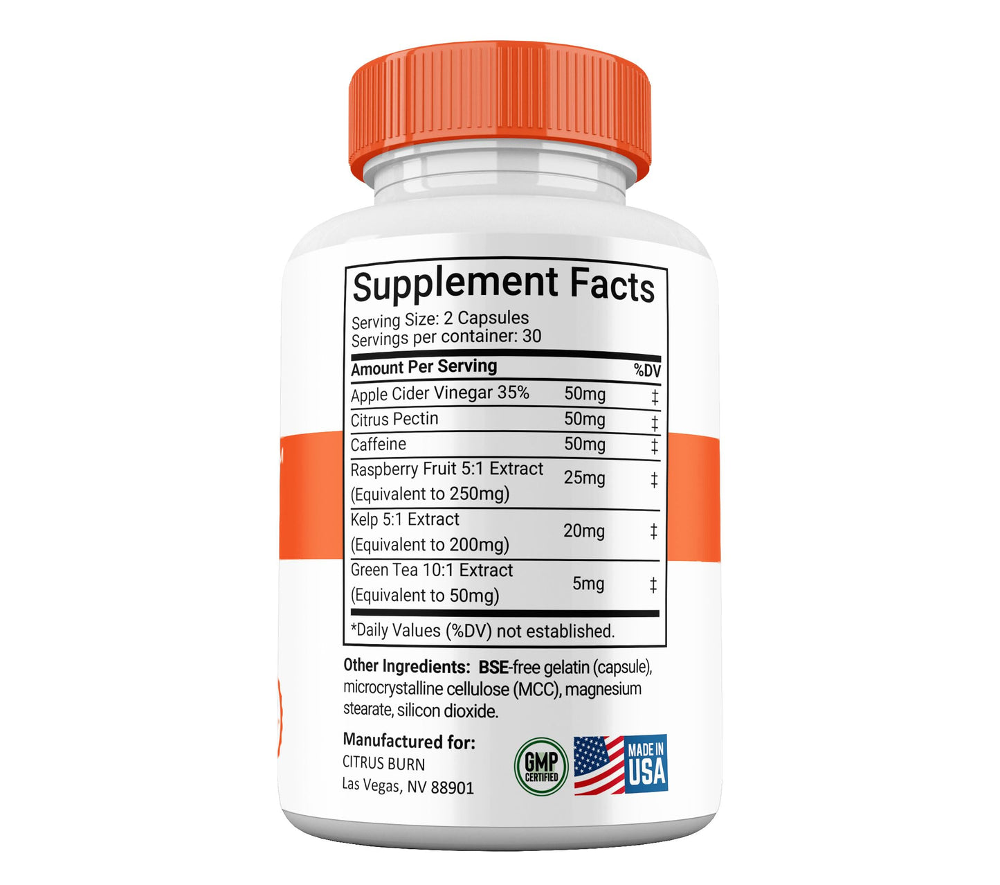 Shark Labs CitrusBurn Capsules, 60 Capsules