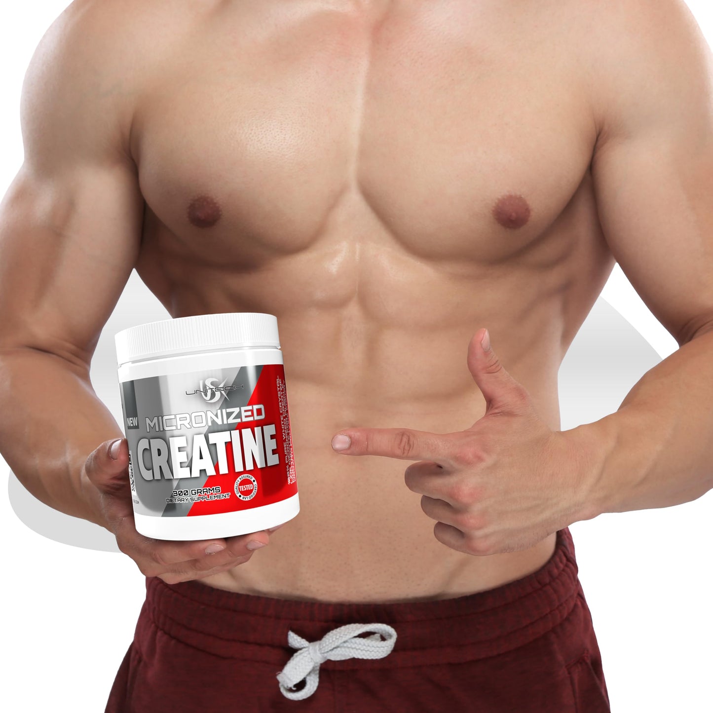 USK Micronized Creatine Monohydrate Capsule, 60 Capsules