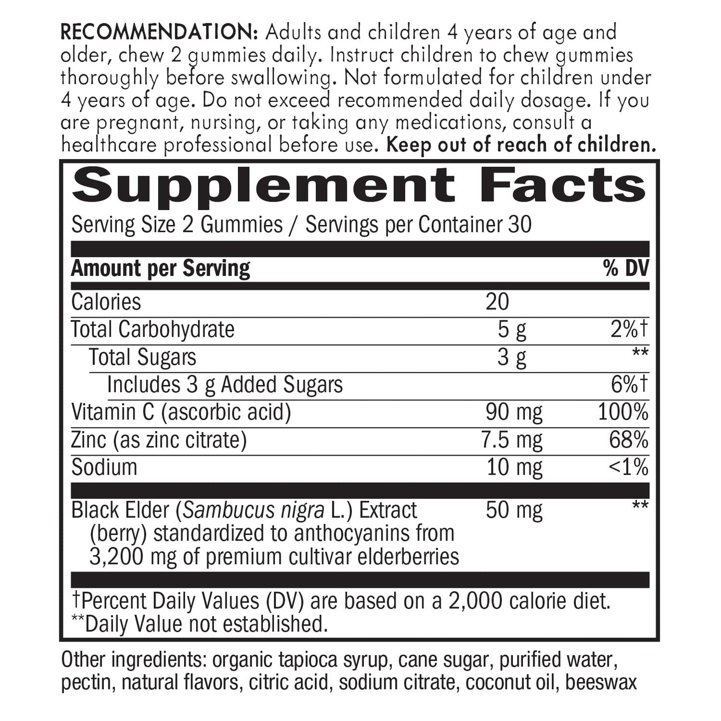 Nature's Way Vitamin D3 Gummy & Sambucus Adult Gummy Bundle, Gummy, 1 Bundle