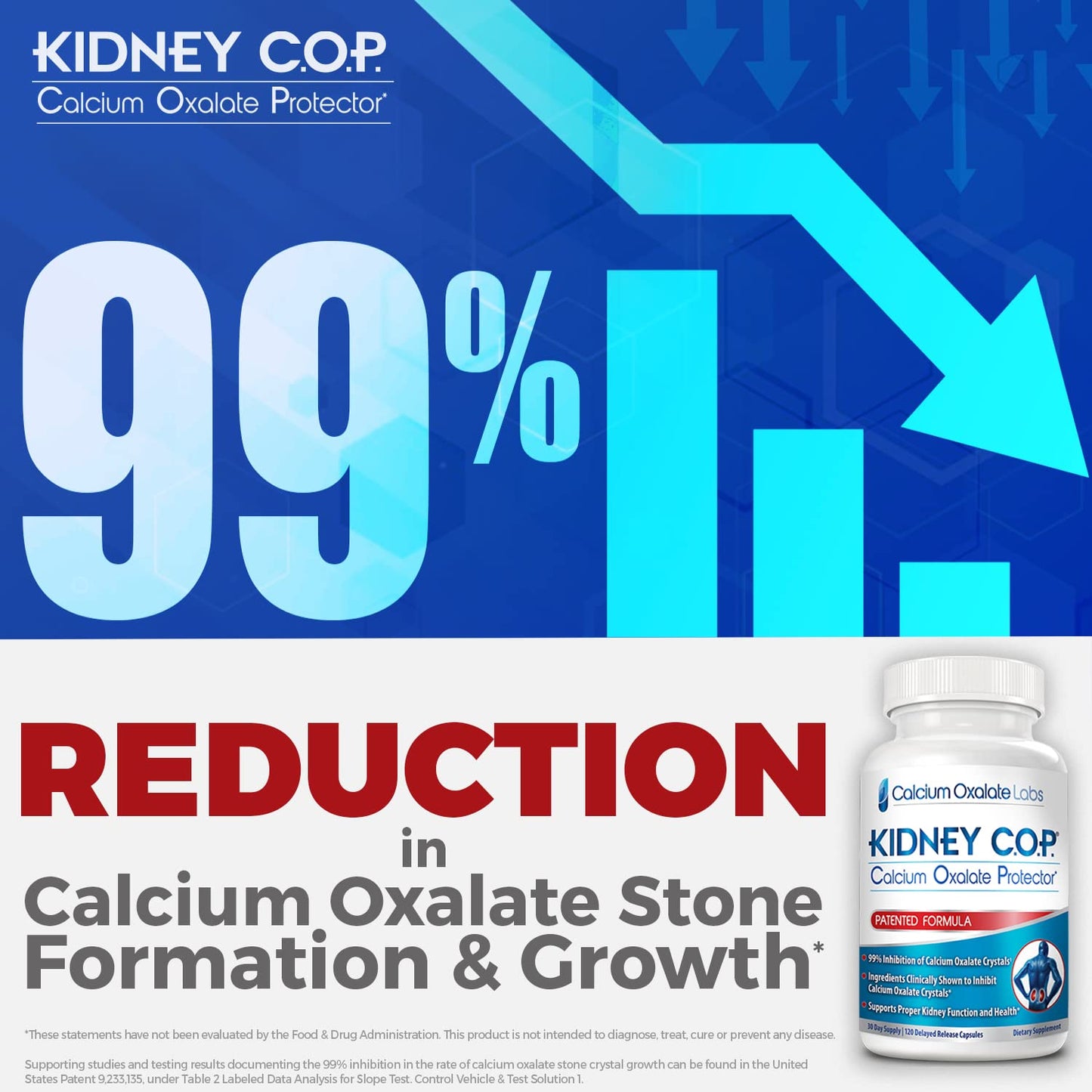 KIDNEY C.O.P. Calcium Oxalate Protector Capsules, 120 Capsules