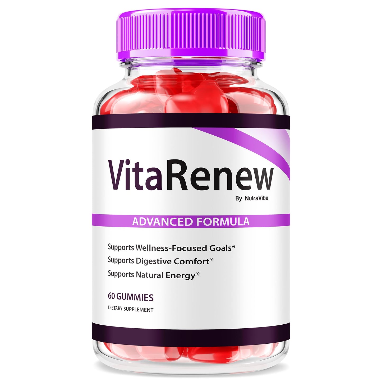 NutraVibe VitaRenew Gummies 60 Gummies