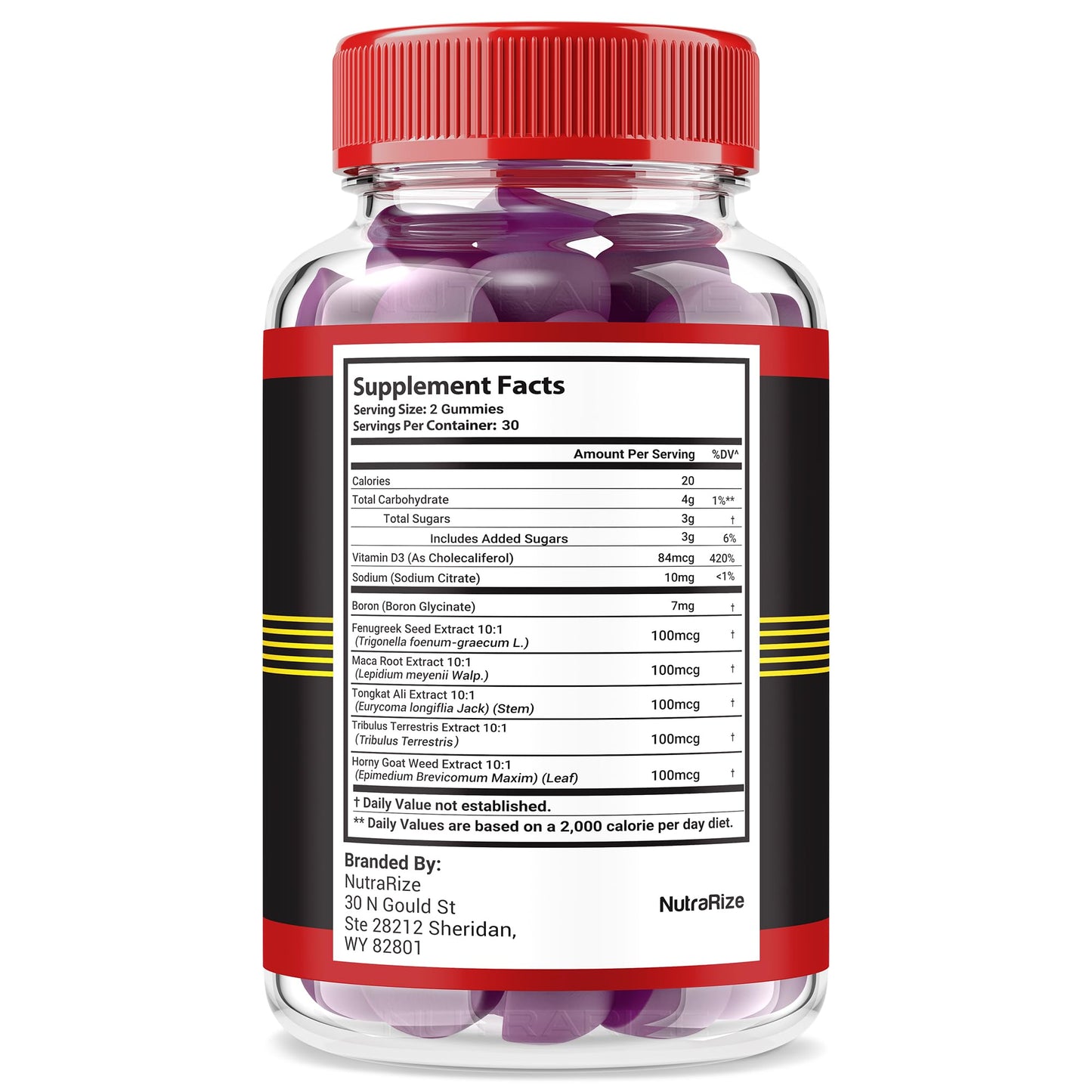 NutraRize VigorLong Gummies for Men, 120 Gummies