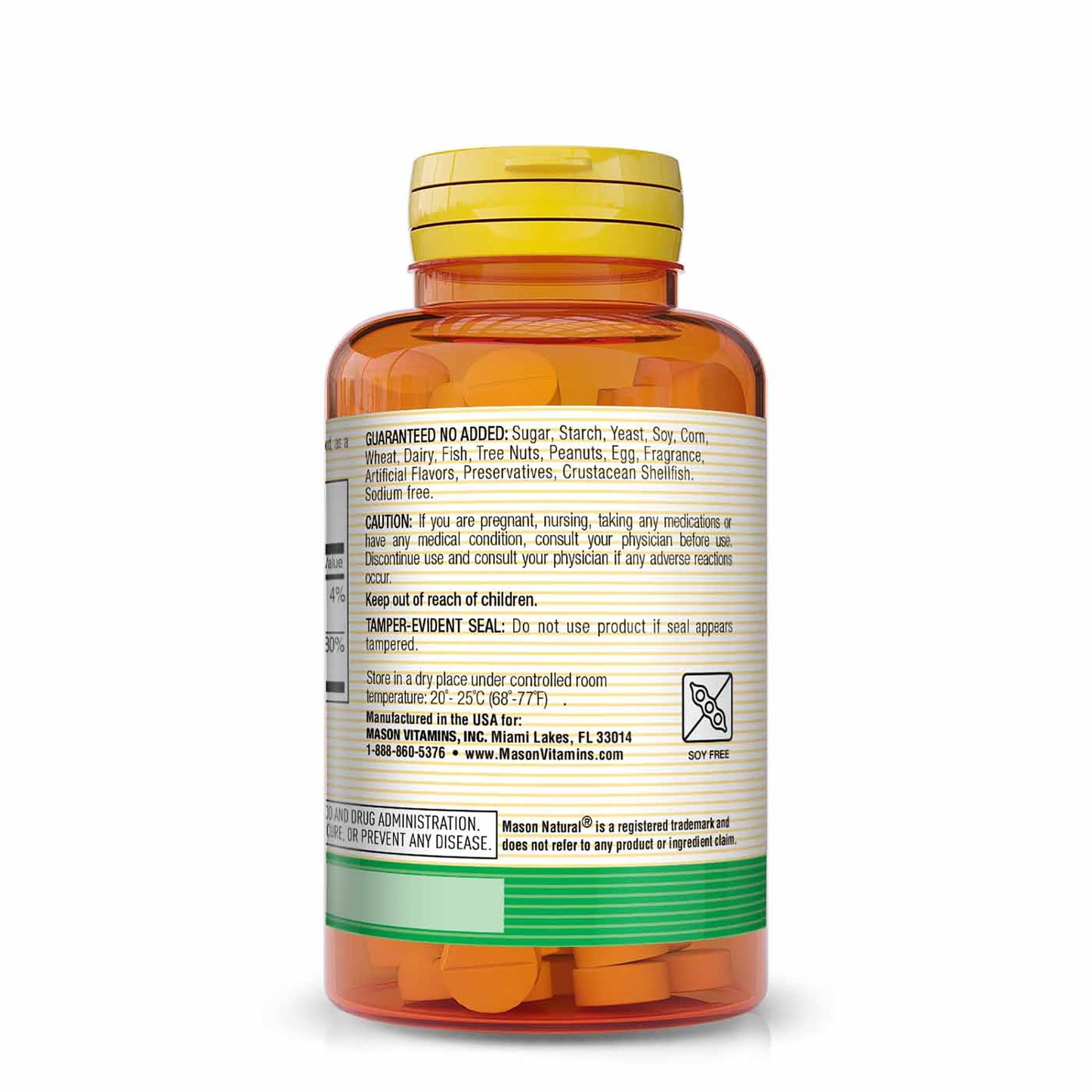 Mason Natural Vitamin B12 50 mcg with Calcium Tablets, 300 Count