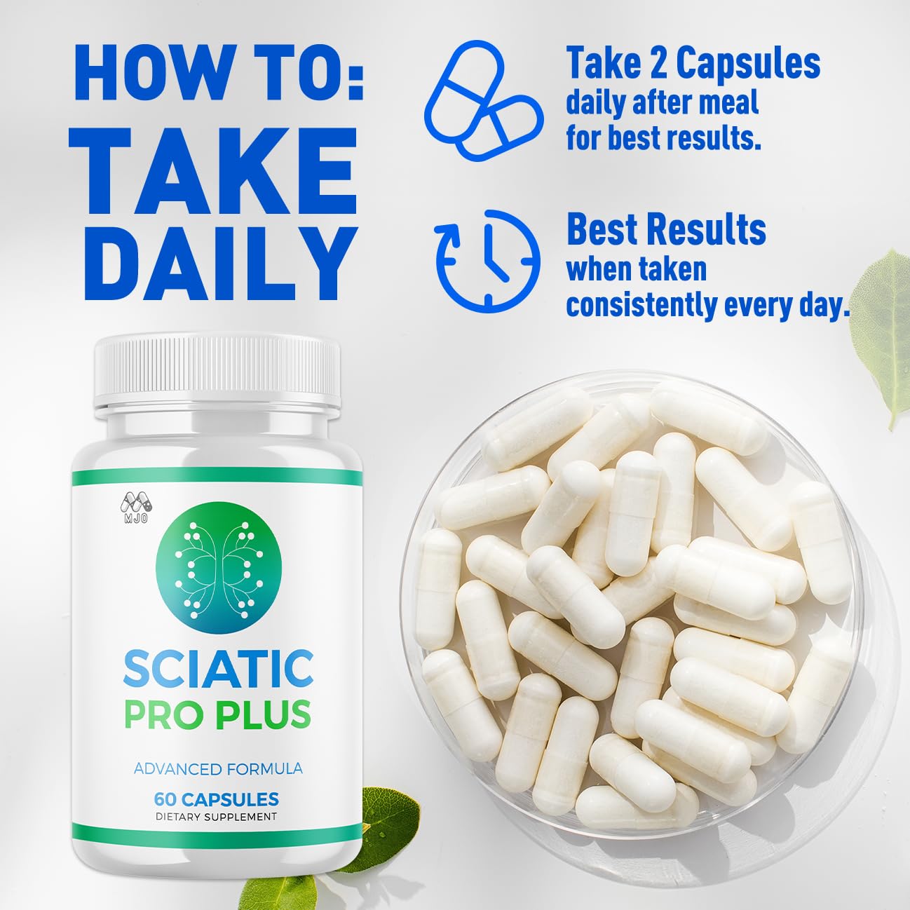 MJO Sciatic Pro Plus Capsules, 300 Capsules