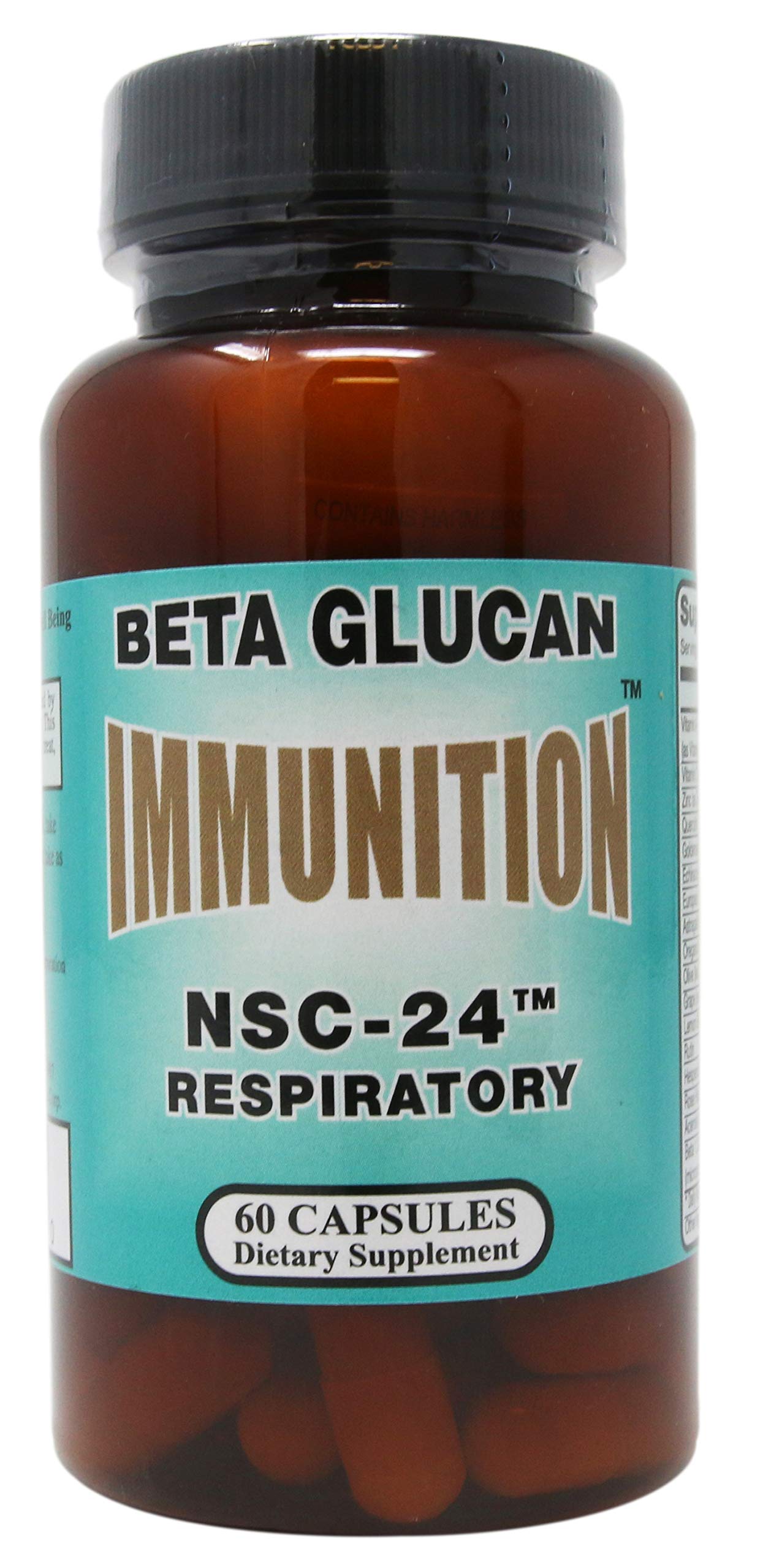 NSC-24 Immunition Beta Glucan Respiratory Formula Capsules, 60 Capsules