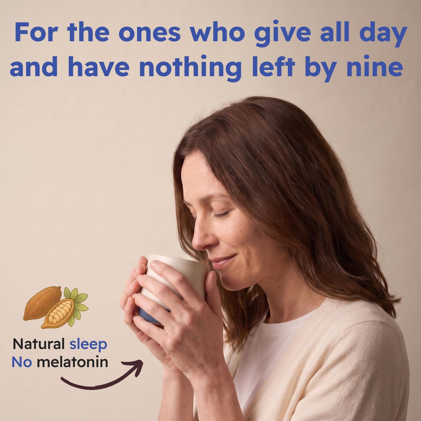 Brainoa Sleep Cocoa Powder for Chocolate Lovers 6.74 oz