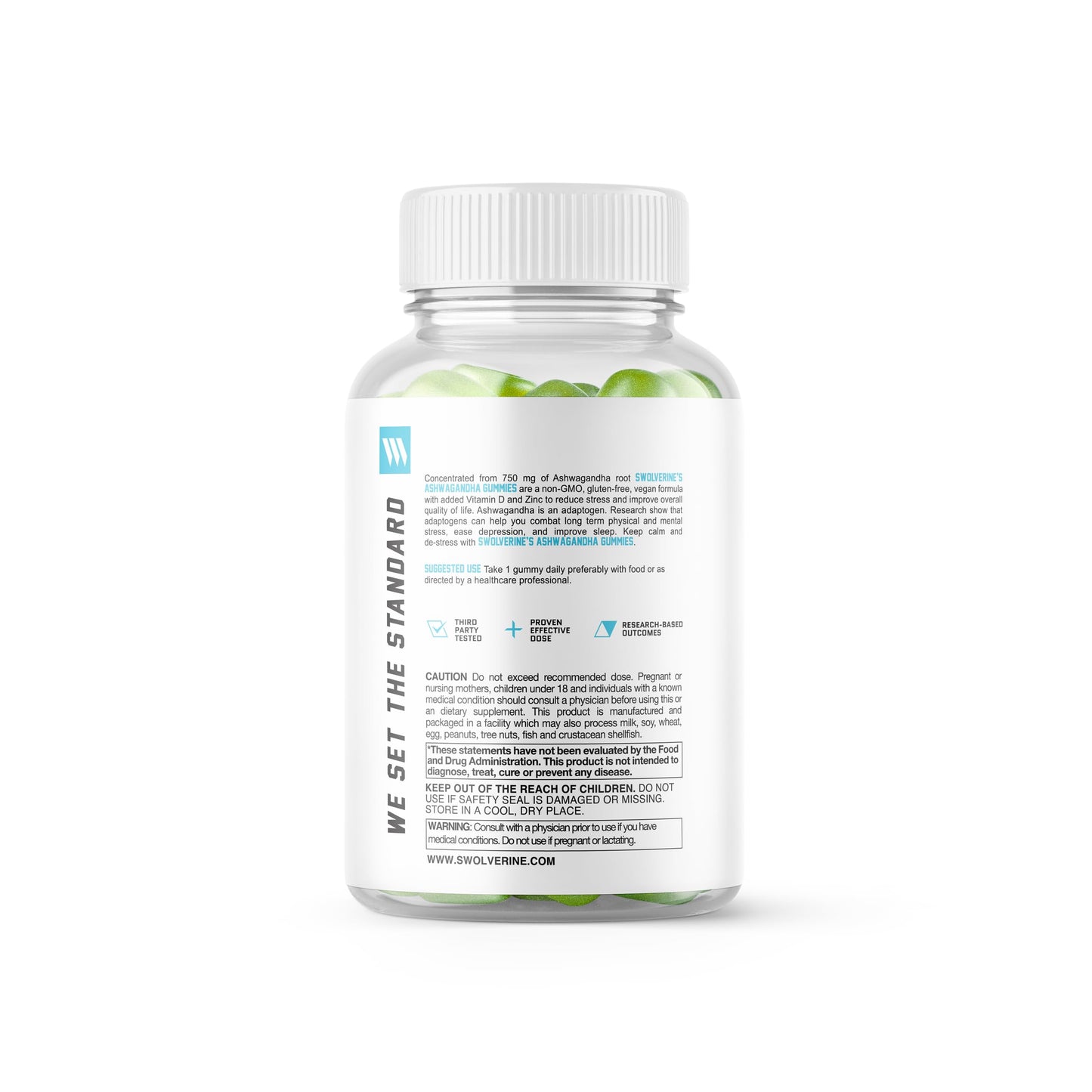 Swolverine Ashwagandha Vitamin Gummies 30 Count