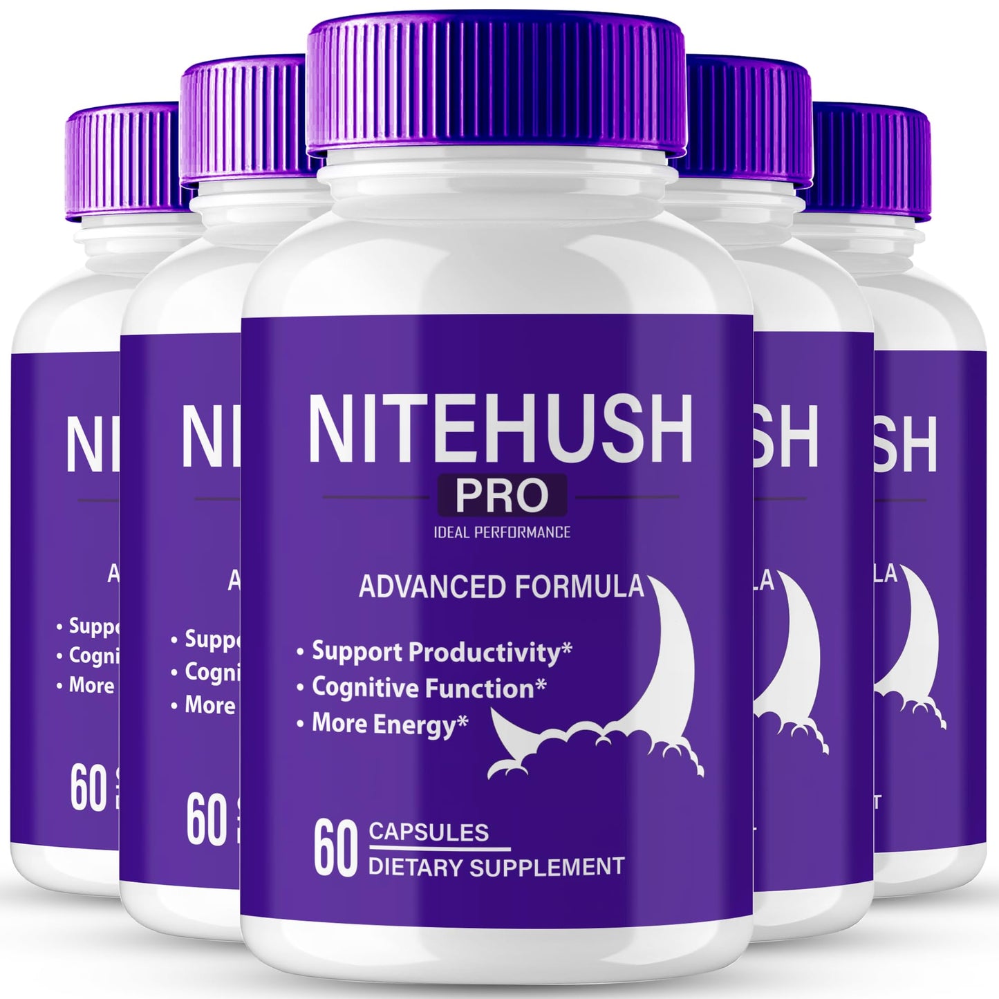 Ideal Performance Nite Hush Pro Brain Supplements Capsules, 300 Capsules
