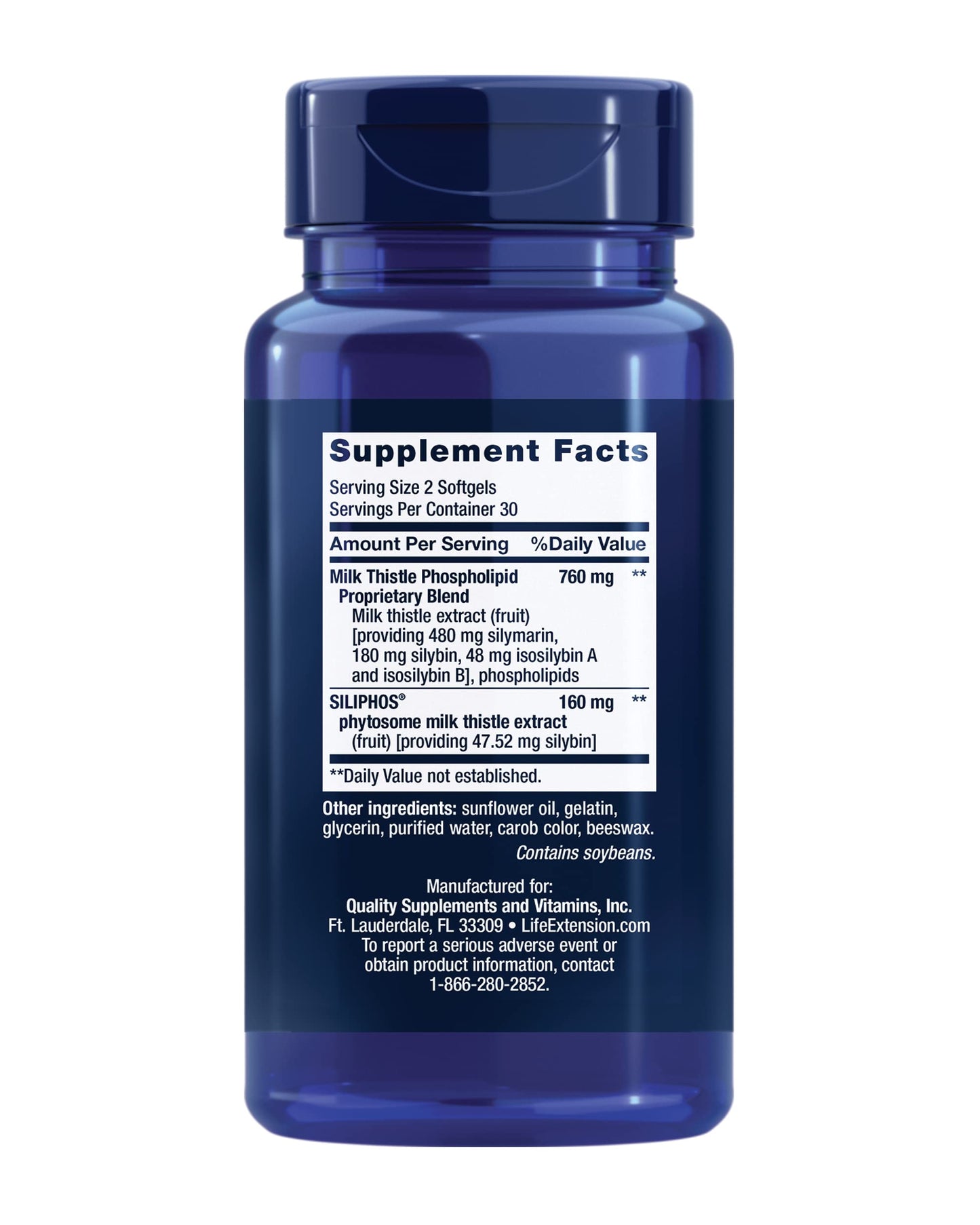 Life Extension Advanced Milk Thistle Softgel 60 Softgels