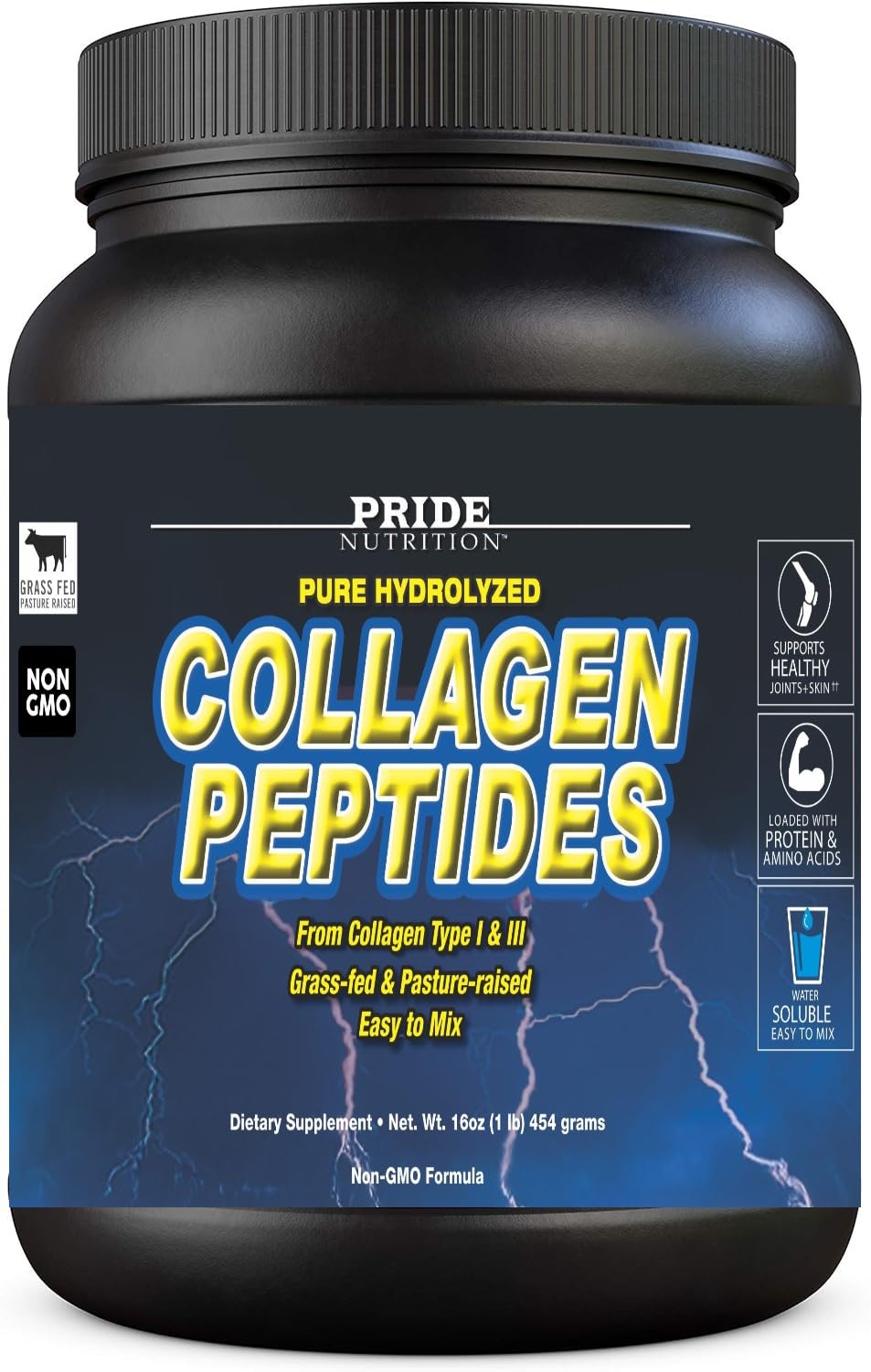 Pride Nutrition Collagen Peptides Powder 15.52 oz