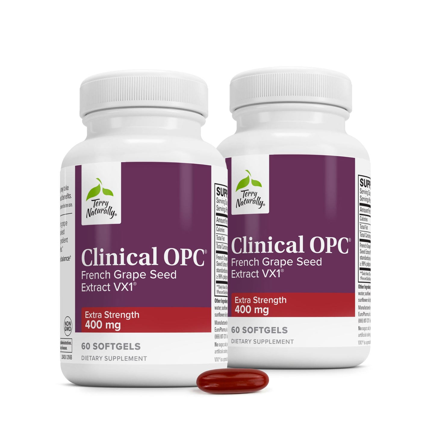 Terry Naturally Clinical OPC Extra Strength Heart Health Softgels 120