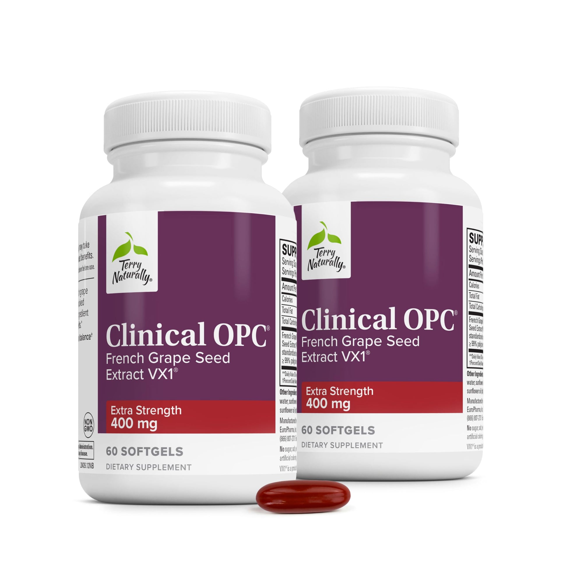 Terry Naturally Clinical OPC Extra Strength Heart Health Softgels 120