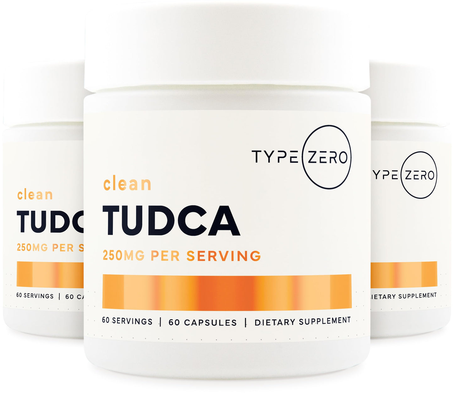 Type Zero Clean TUDCA 250mg, 60 Capsules
