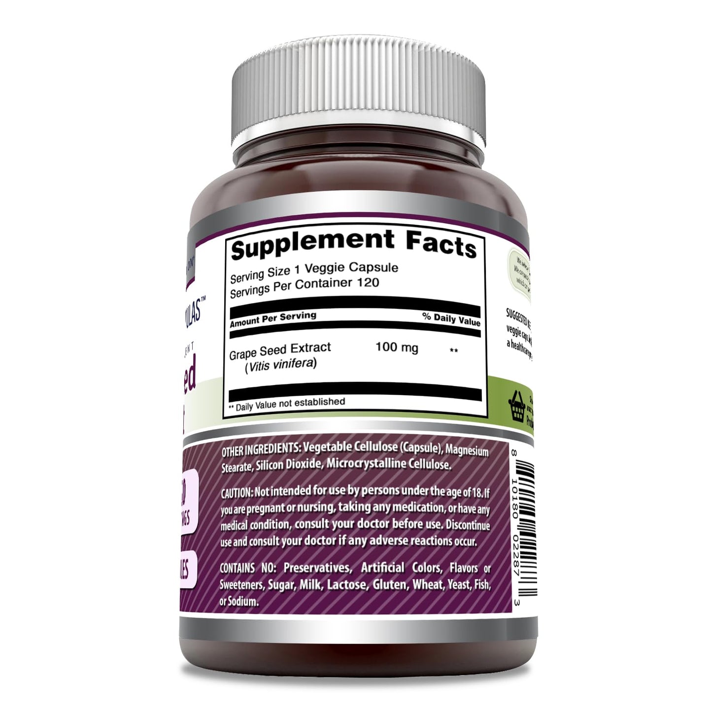 Amazing Nutrition Grapeseed Extract Capsule, 1 Count