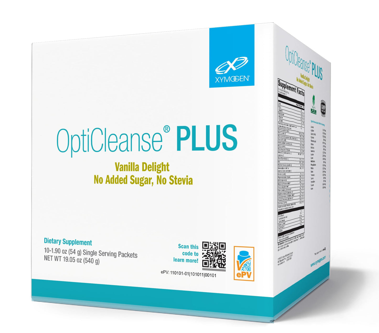 XYMOGEN OptiCleanse Plus Gut Cleanse Powder 10 Servings