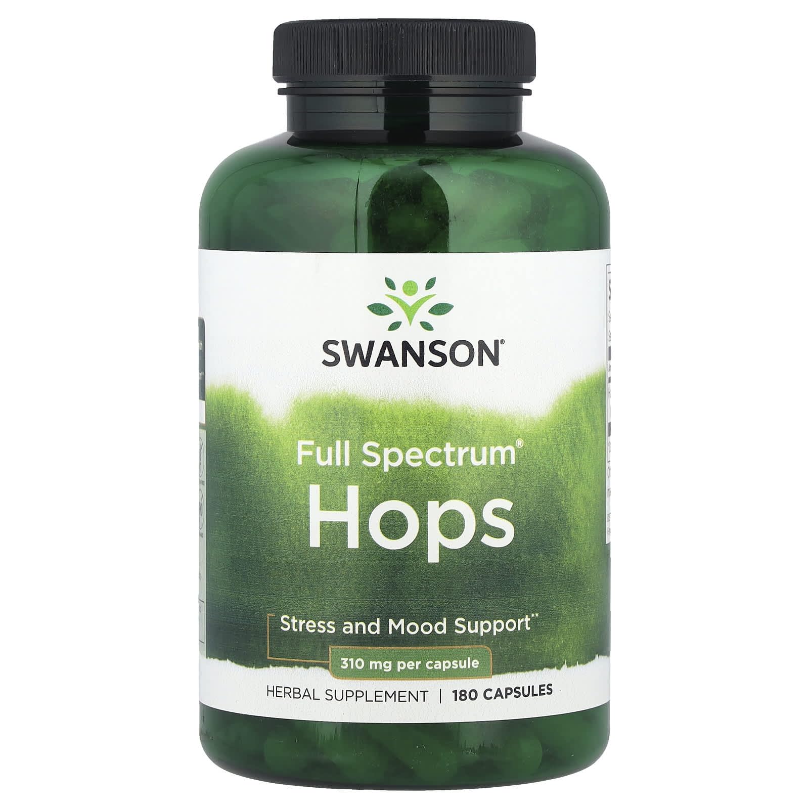 Swanson Full Spectrum Hops 310 mg Capsule 180 Count