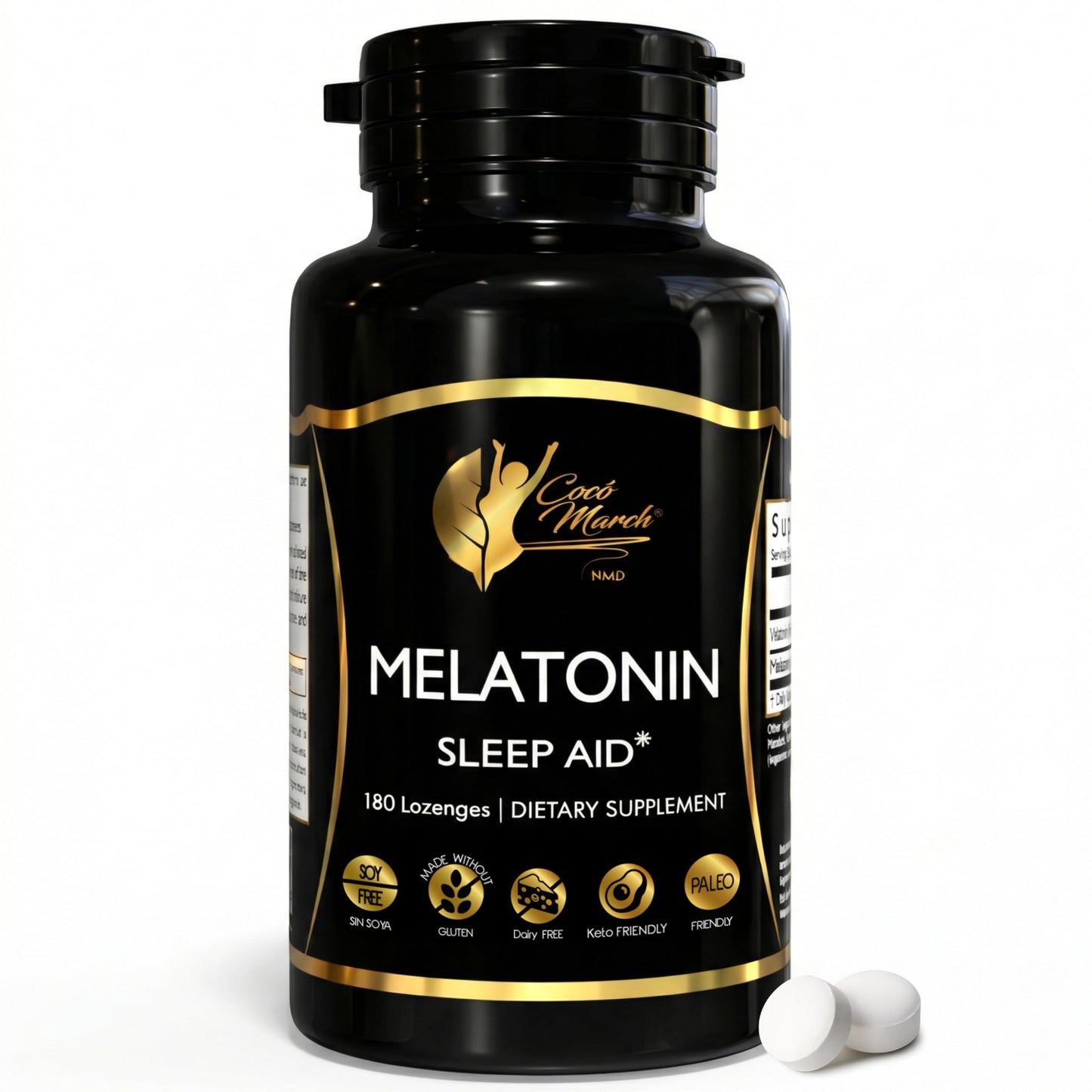 Cocó March N.M.D Chewable Melatonin Tablets 3 mg, 180 Tablets