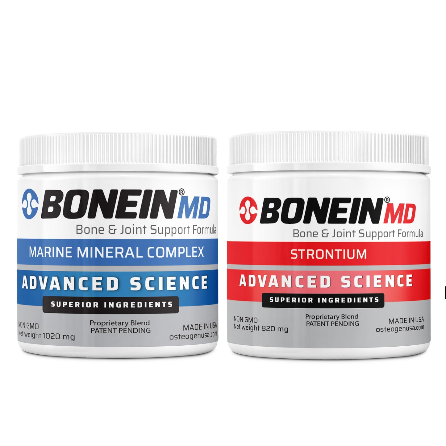 BONEIN MD Capsules Bone & Joint Support, Bio-Available Red Algae Based Calcium & Strontium Dietary Supplement with Trace Minerals, 2 Capsules