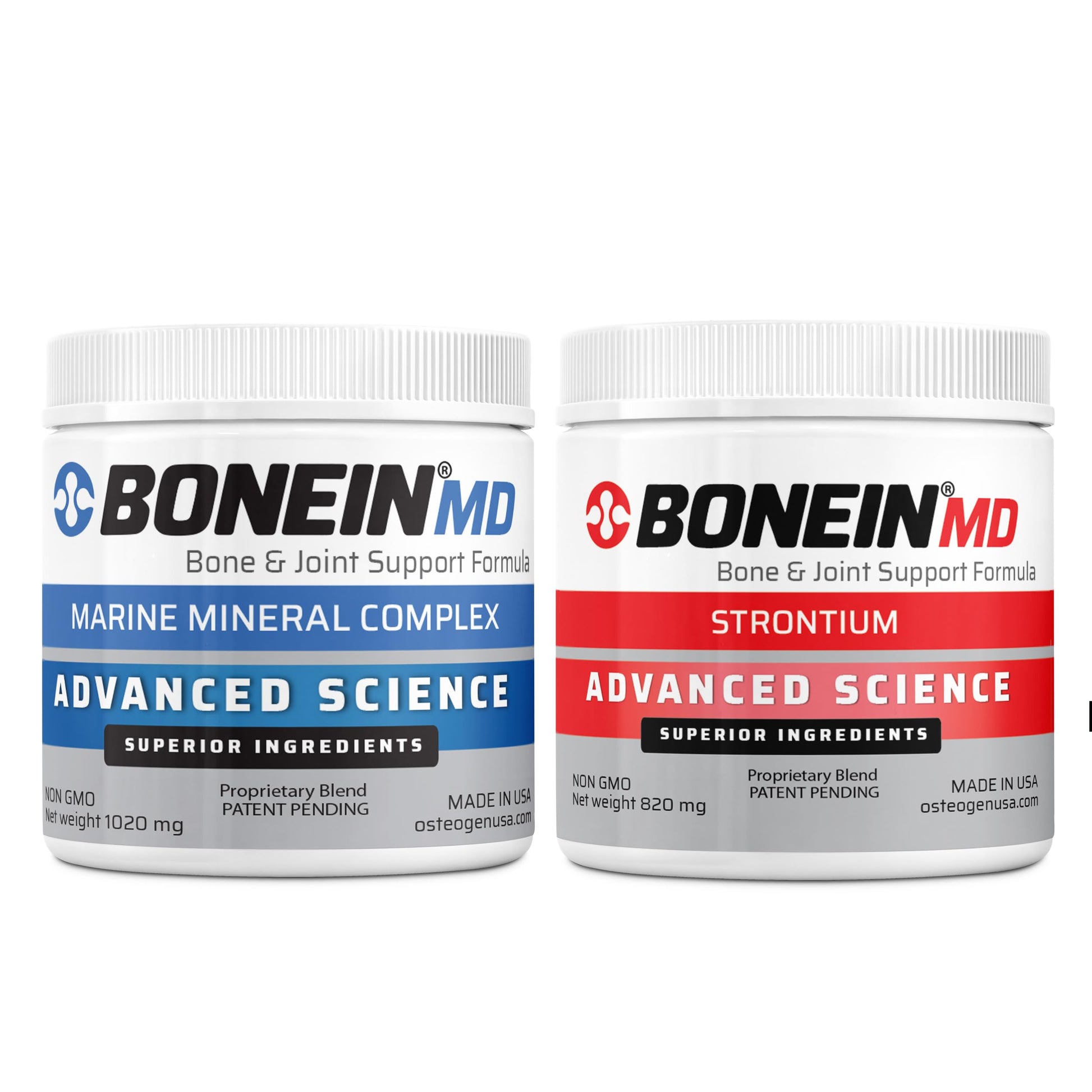 BONEIN MD Capsules Bone & Joint Support, Bio-Available Red Algae Based Calcium & Strontium Dietary Supplement with Trace Minerals, 2 Capsules