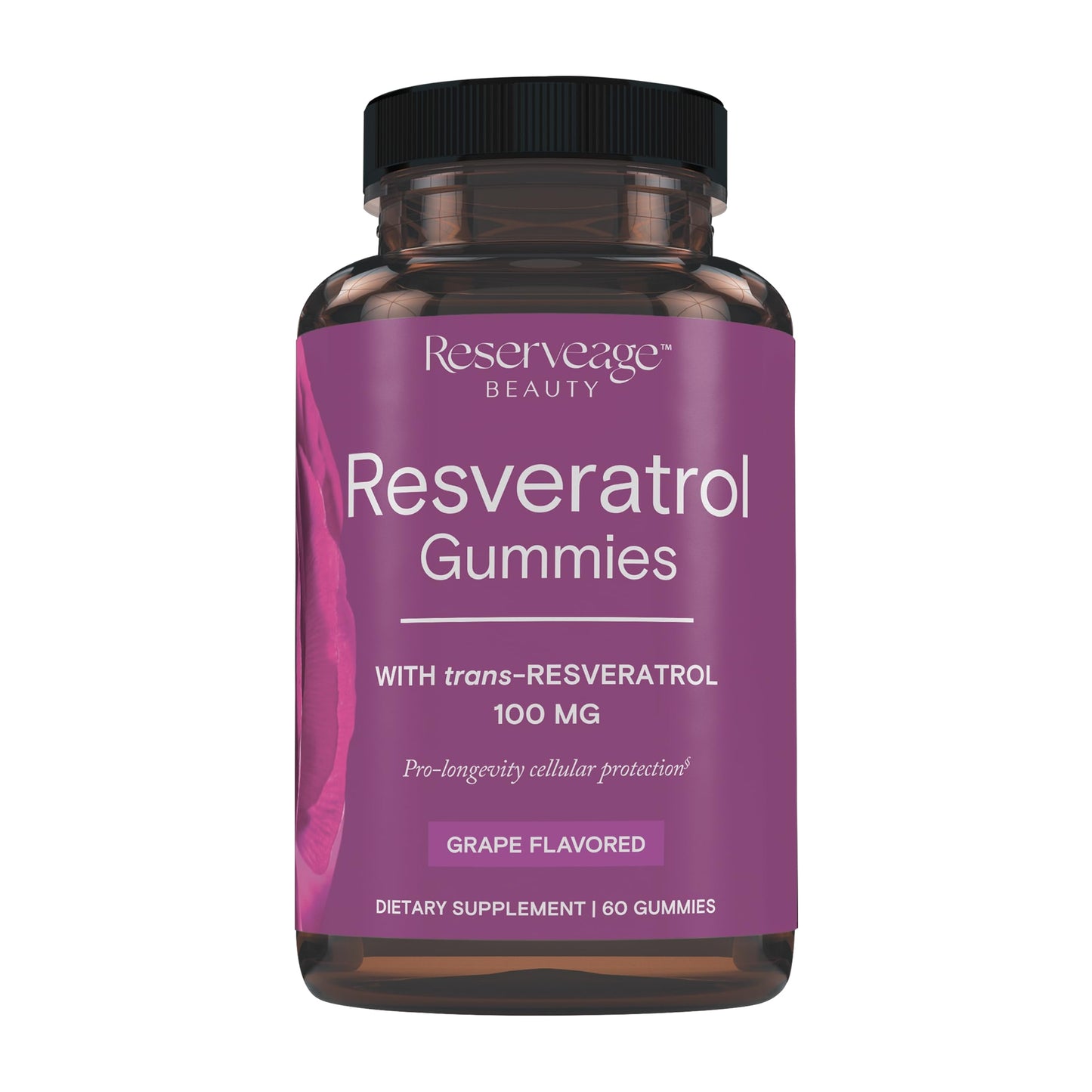 Reserveage Nutrition Resveratrol Gummies 100 mg 60 Count