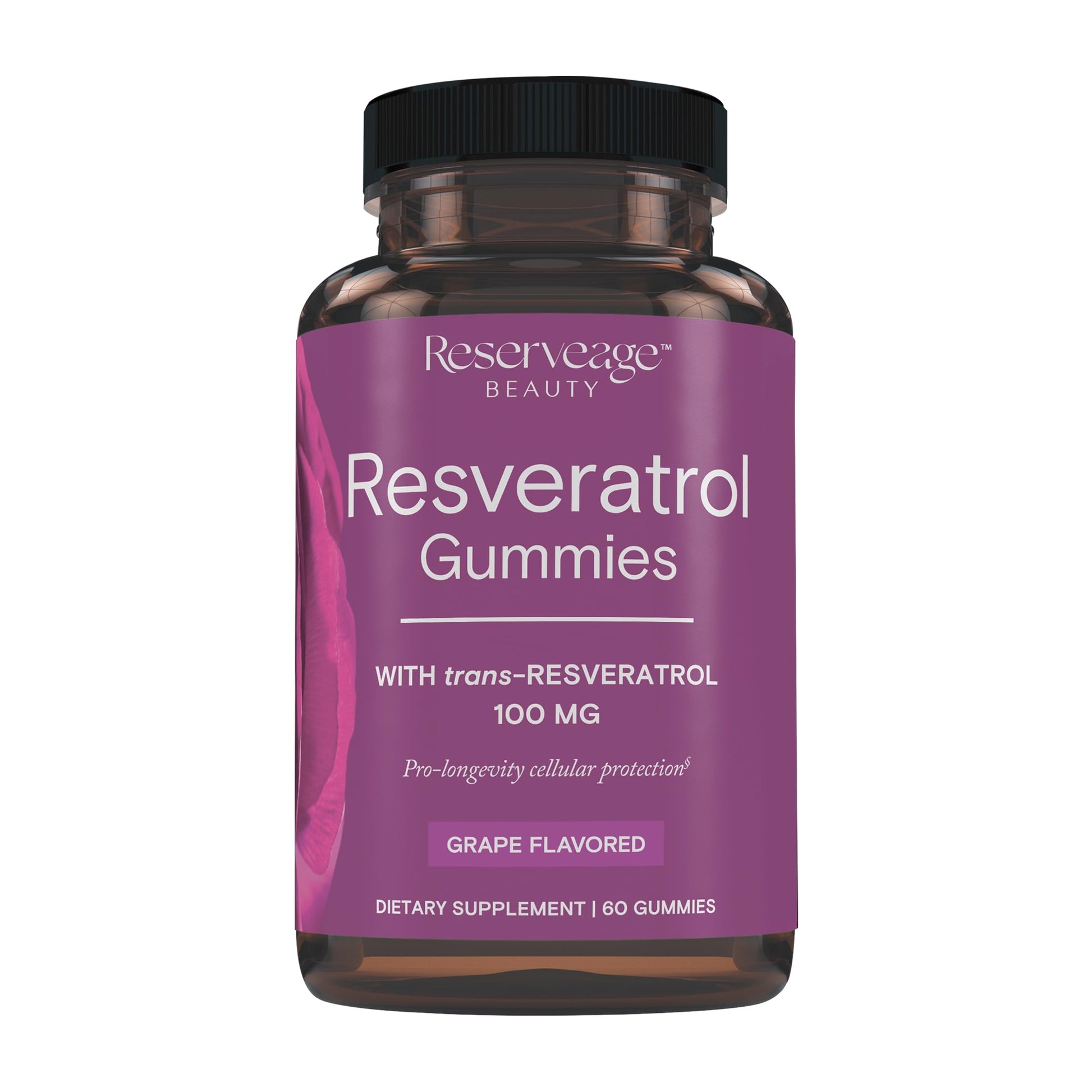 Reserveage Nutrition Resveratrol Gummies 100 mg 60 Count