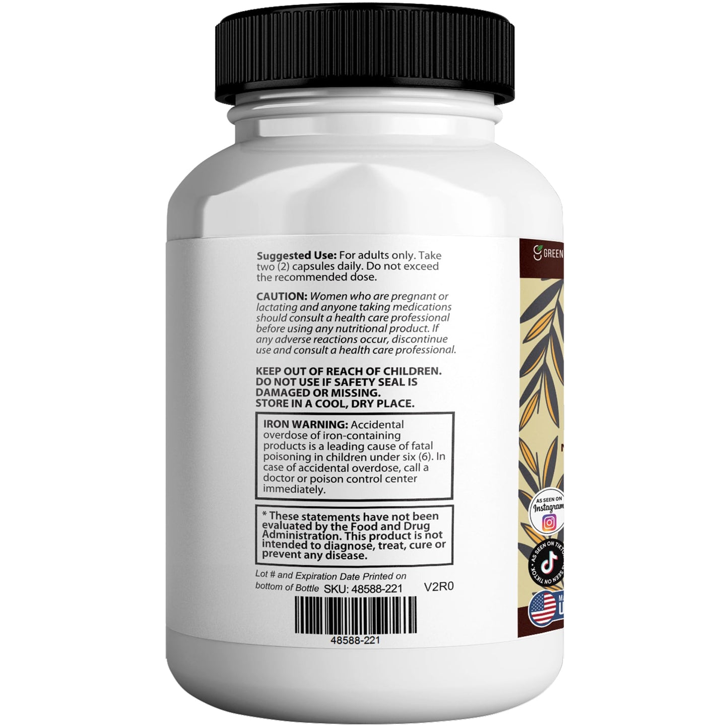 GREENVIFY AppaNail MAX Hair Skin & Nail Supplement Capsules 300