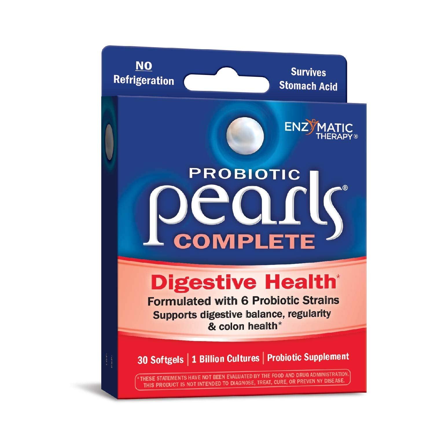 Enzymatic Therapy Probiotic Pearls Complete Softgel 30 Count