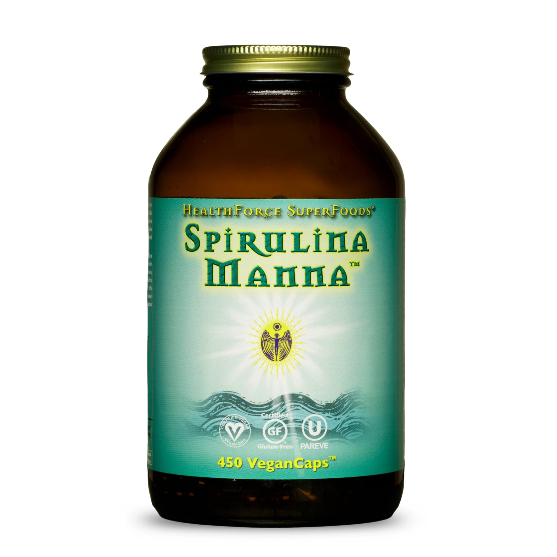 HEALTHFORCE SUPERFOODS Spirulina Manna Capsules 450