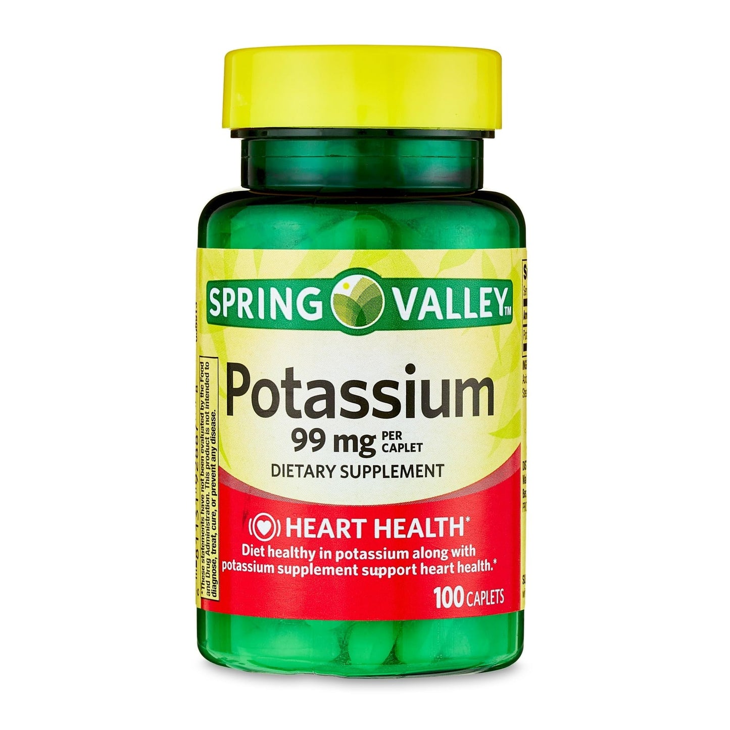 BASKETGOODS Potassium 99 mg Caplets 100 Count