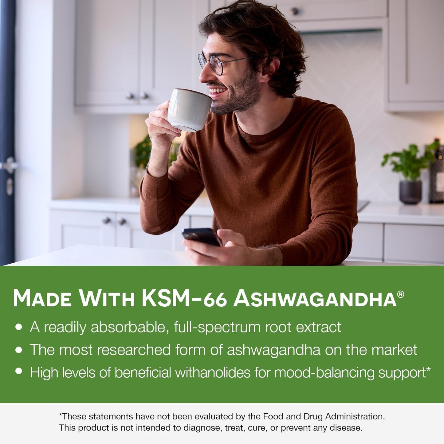 EZ Melts Dissolvable KSM-66 Ashwagandha Tablets, 240 Count