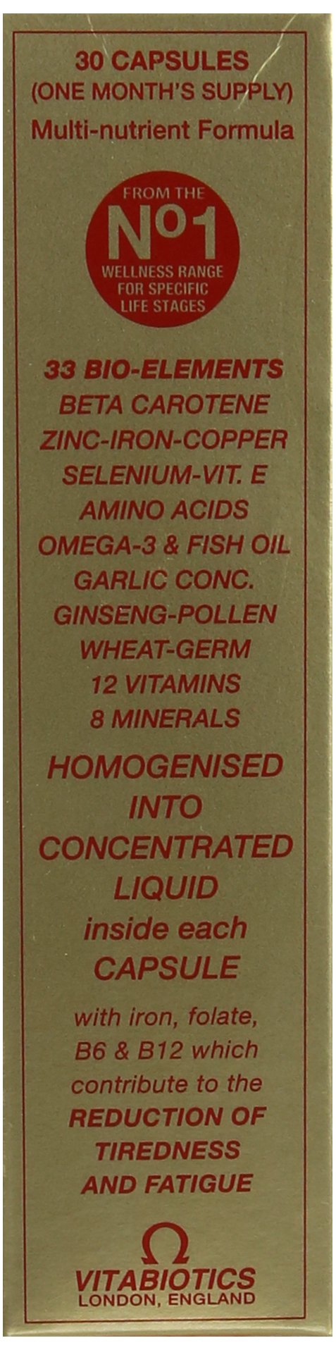 Vitabiotics Omega-H3 Multivitamin Mineral Capsules, 30 Capsules