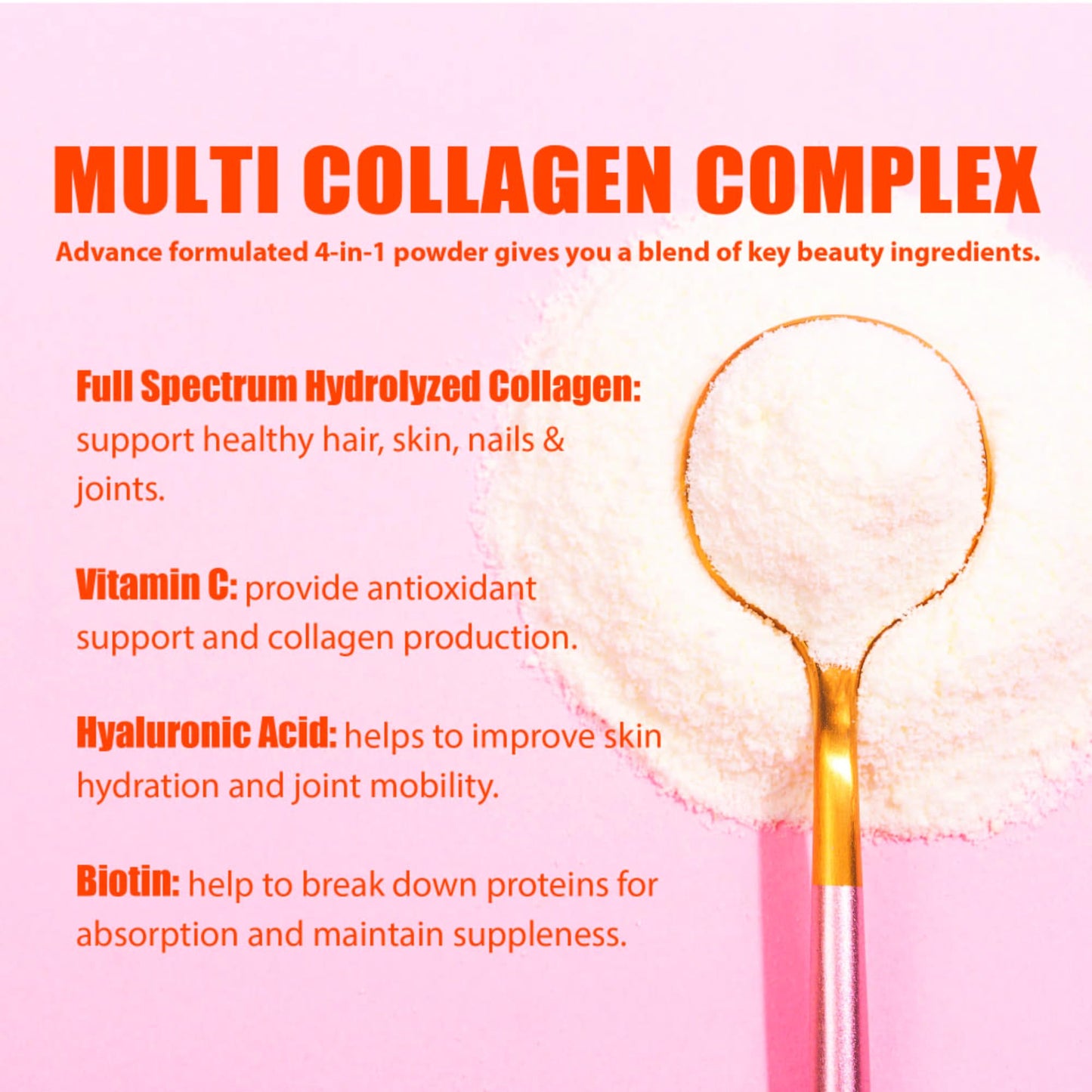 Nature4U Multi Collagen Peptides Powder 18