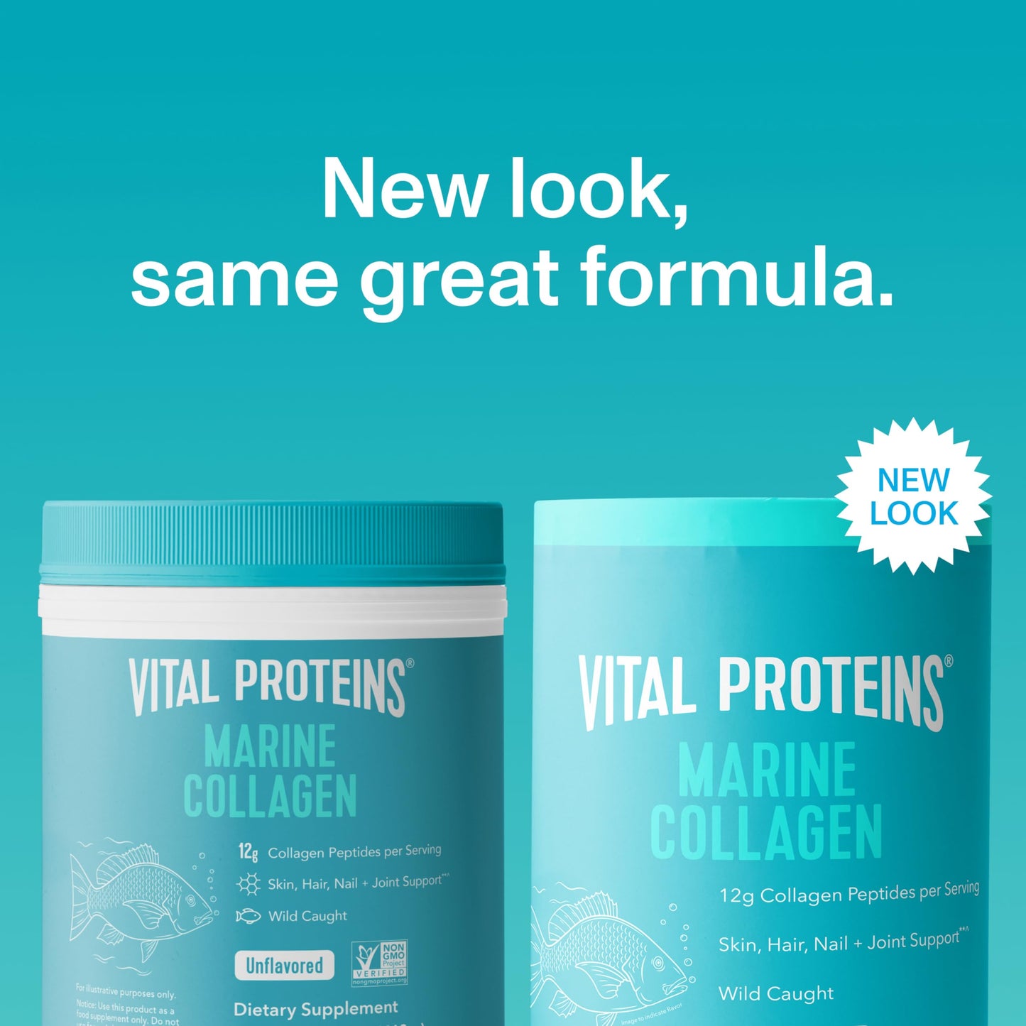 Vital Proteins Marine Collagen Peptides Powder - 14.5 oz, 34 Servings