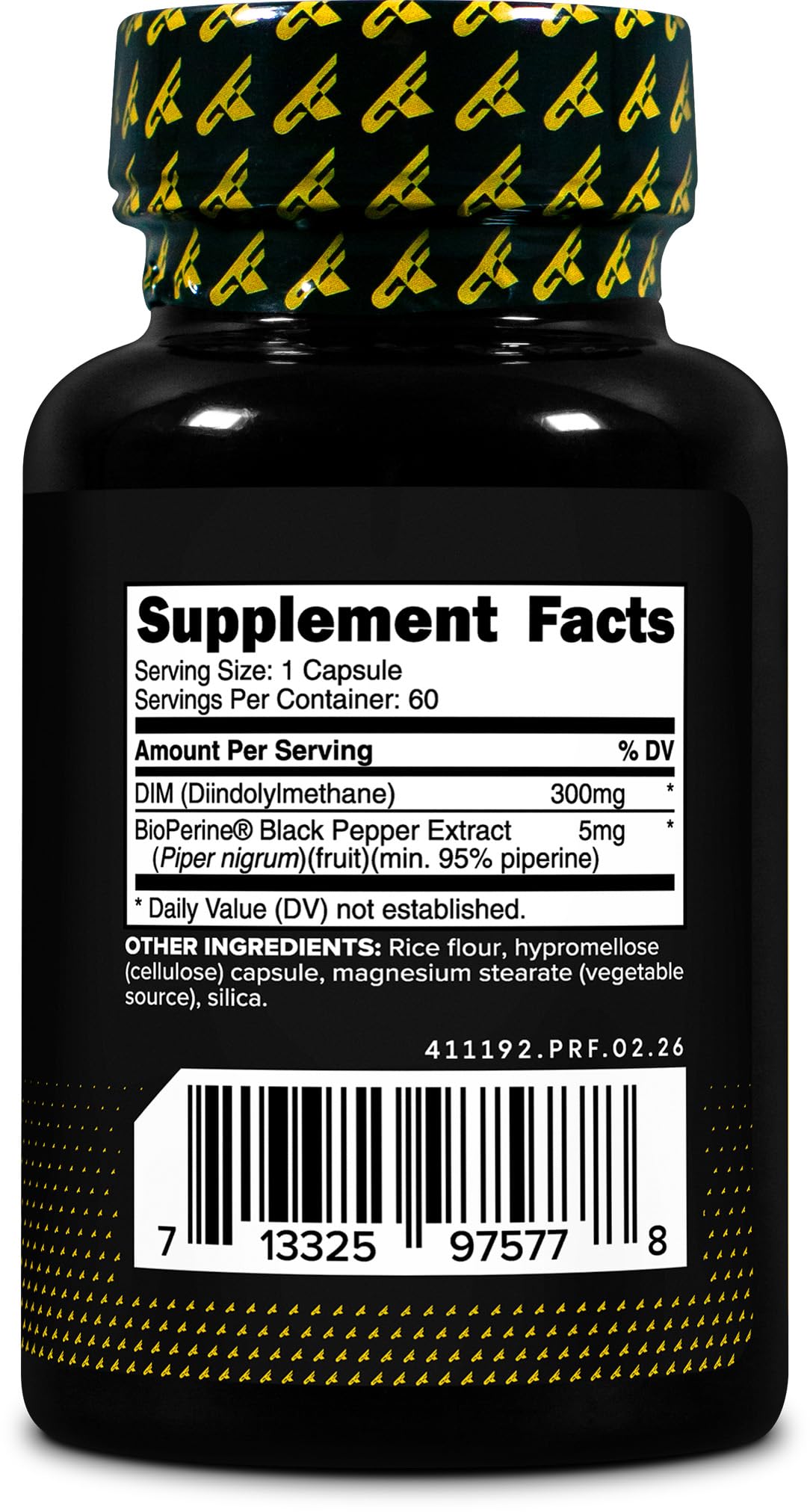 Primaforce DIM Supplement (Diindolylmethane) 300mg Capsules, 60 Vegetarian Capsules