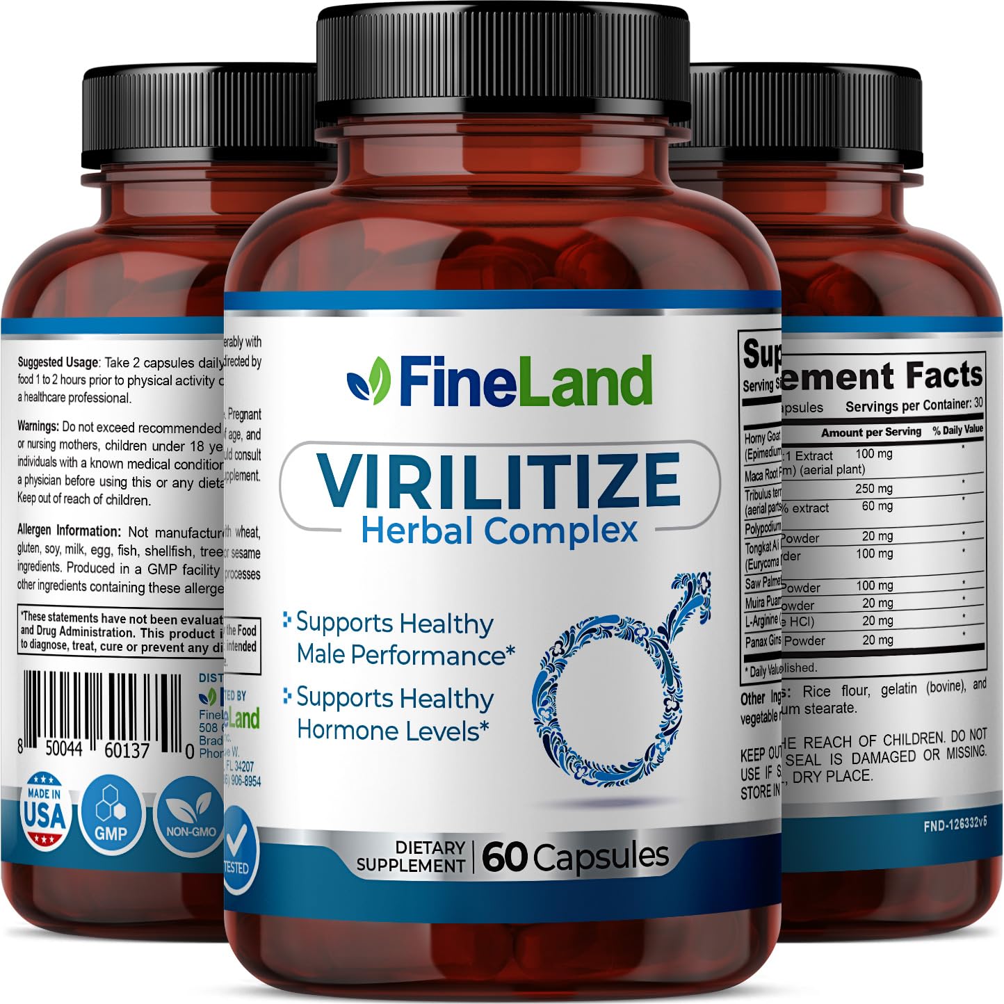 FineLand Virilitize Capsule 60 Count