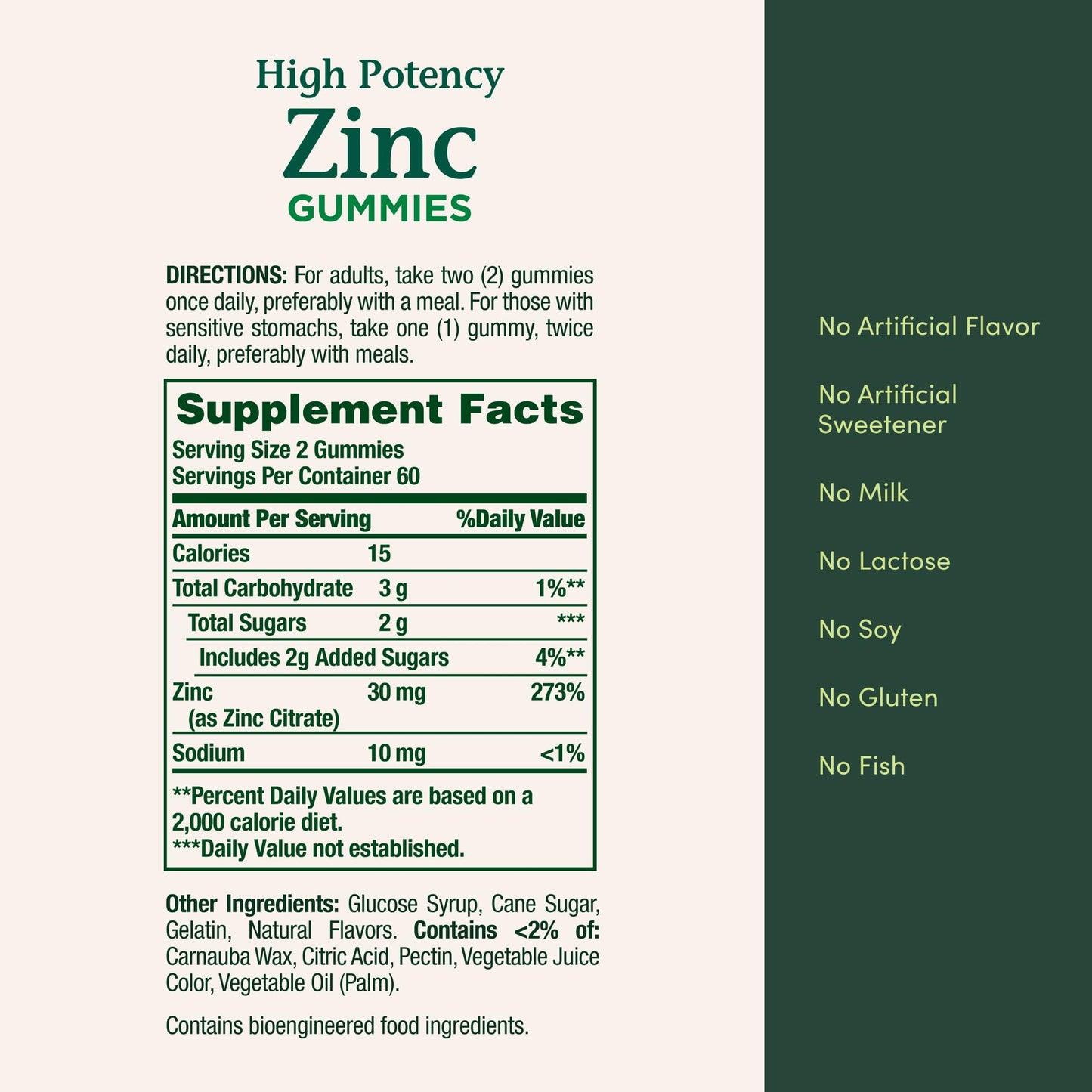 Nature's Bounty Zinc Gummies, 120 Count