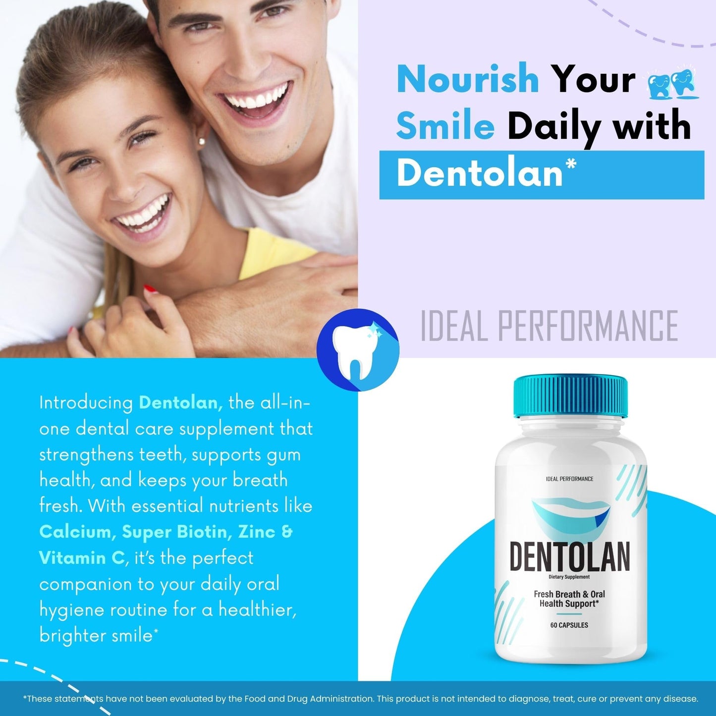 Ideal Performance Dentolan Capsule, 60 Capsules