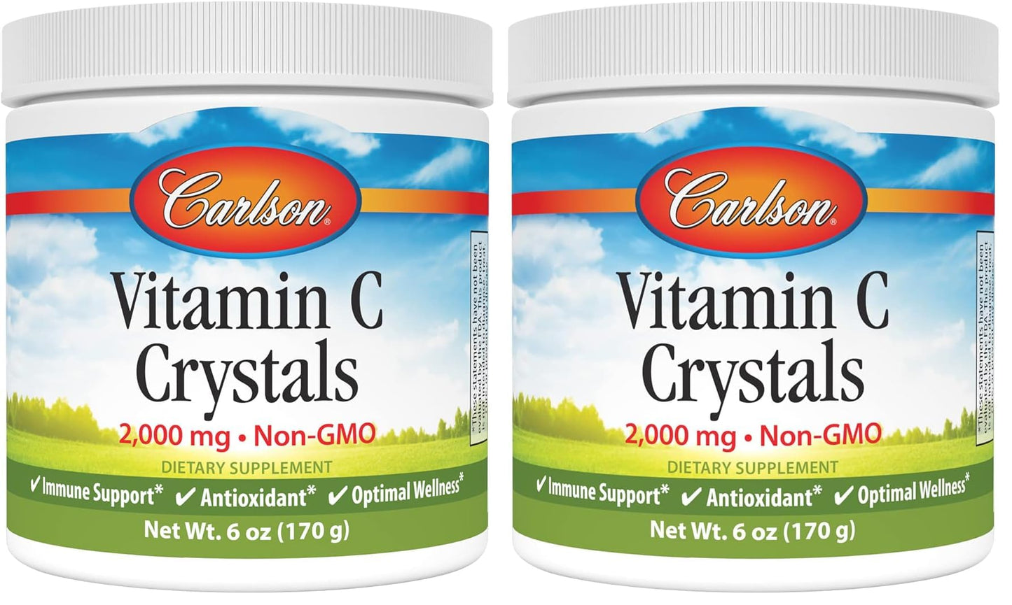 Carlson Vitamin C Crystals Powder, 12 oz