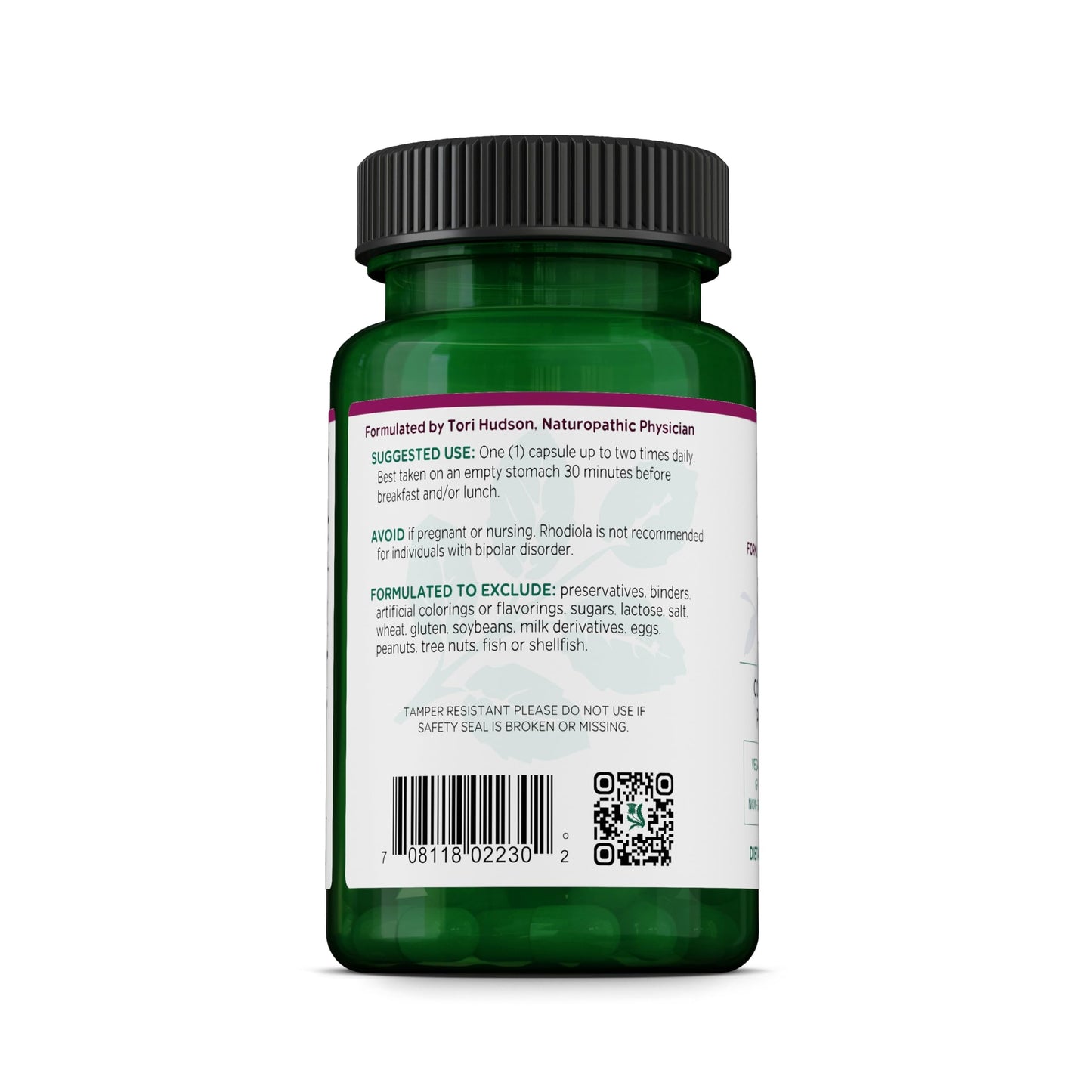 Vitanica Rhodiola Rosea Root Extract 200mg, 60 Capsules