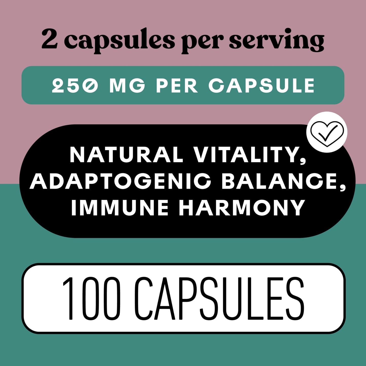 Complete Natural Products Organic Reishi Mushroom Capsules, 250mg, 100 Count